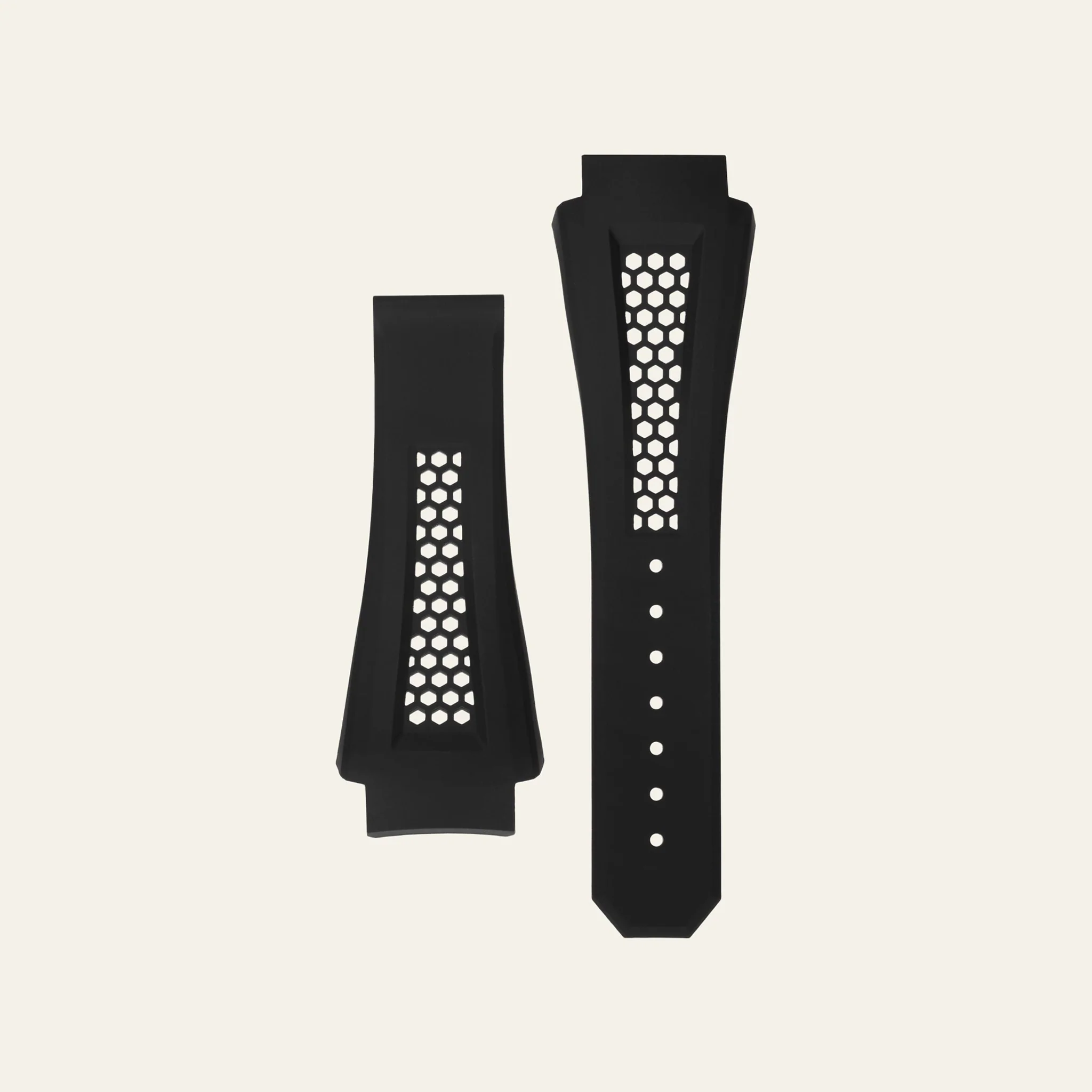 Black Epic X Chrono 47mm Honeycomb Strap - S