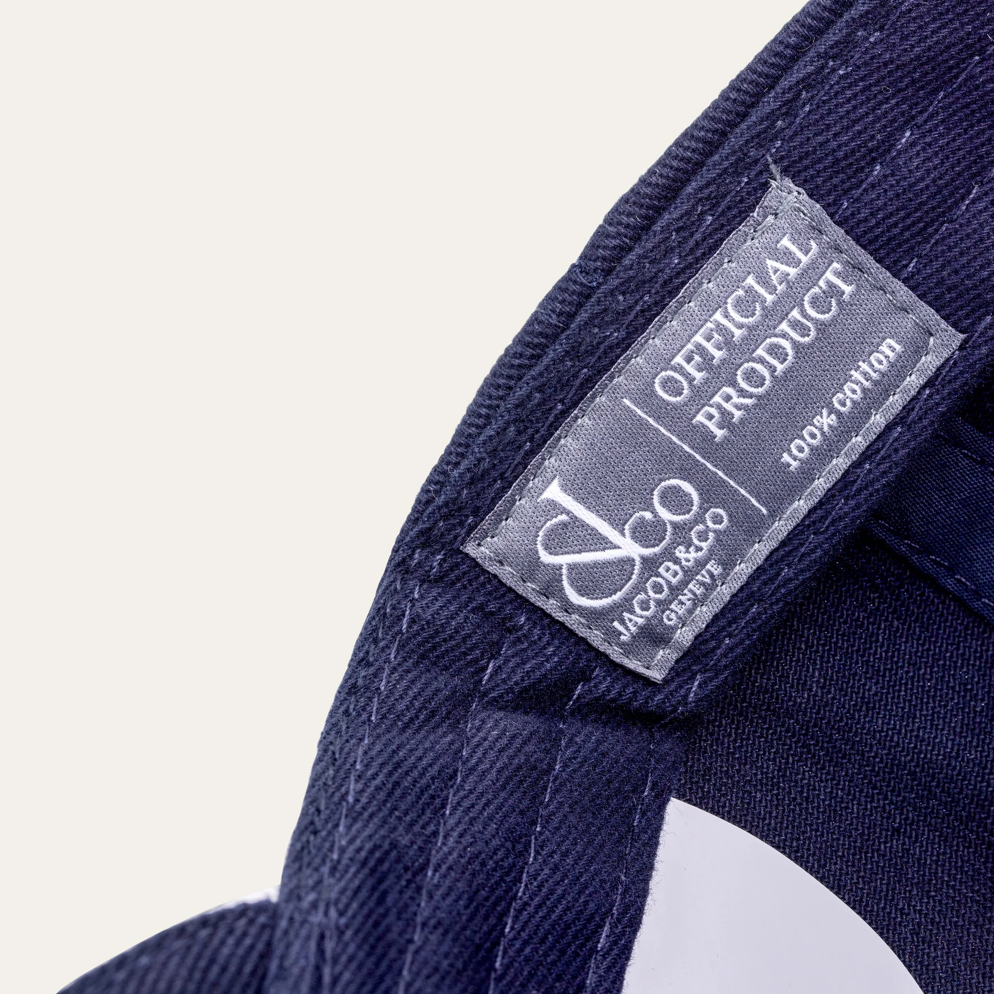 Jacob & Co. Blue Logo Cap - Image 3