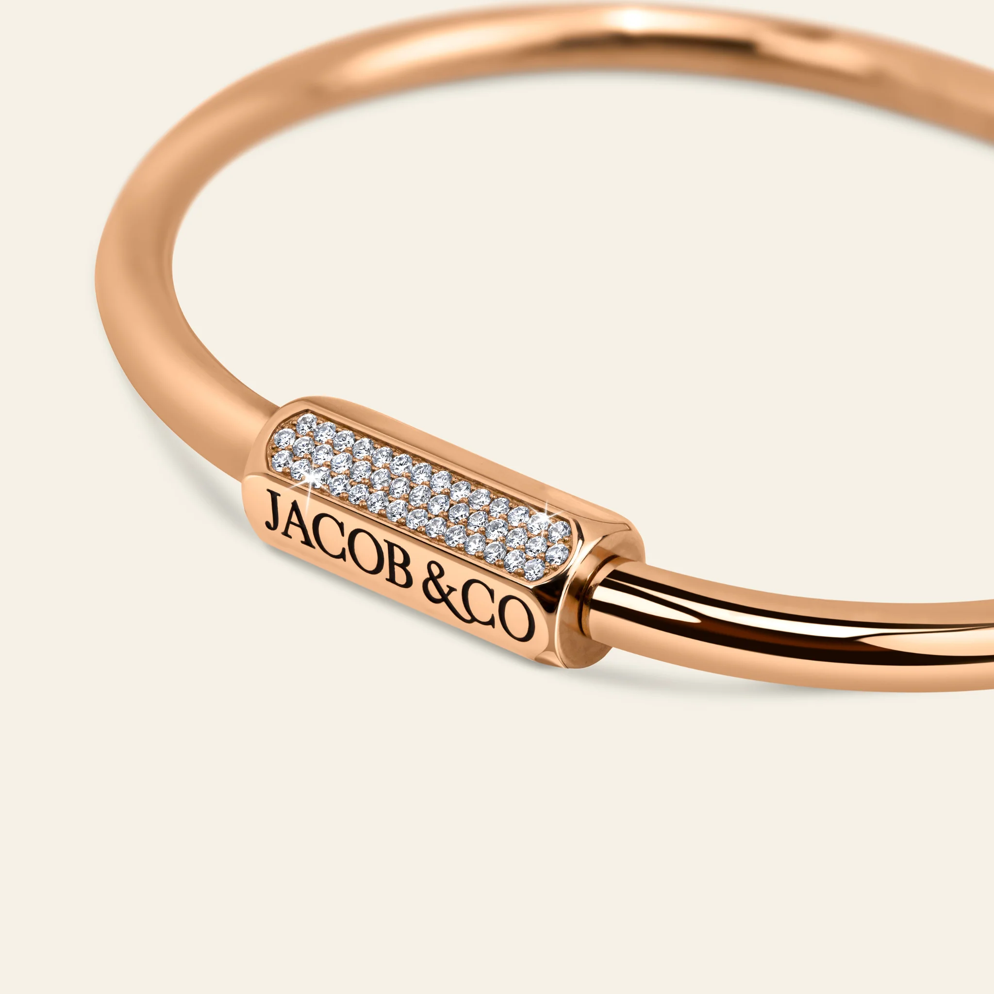 Carabin Lock Diamond Bracelet - Image 2