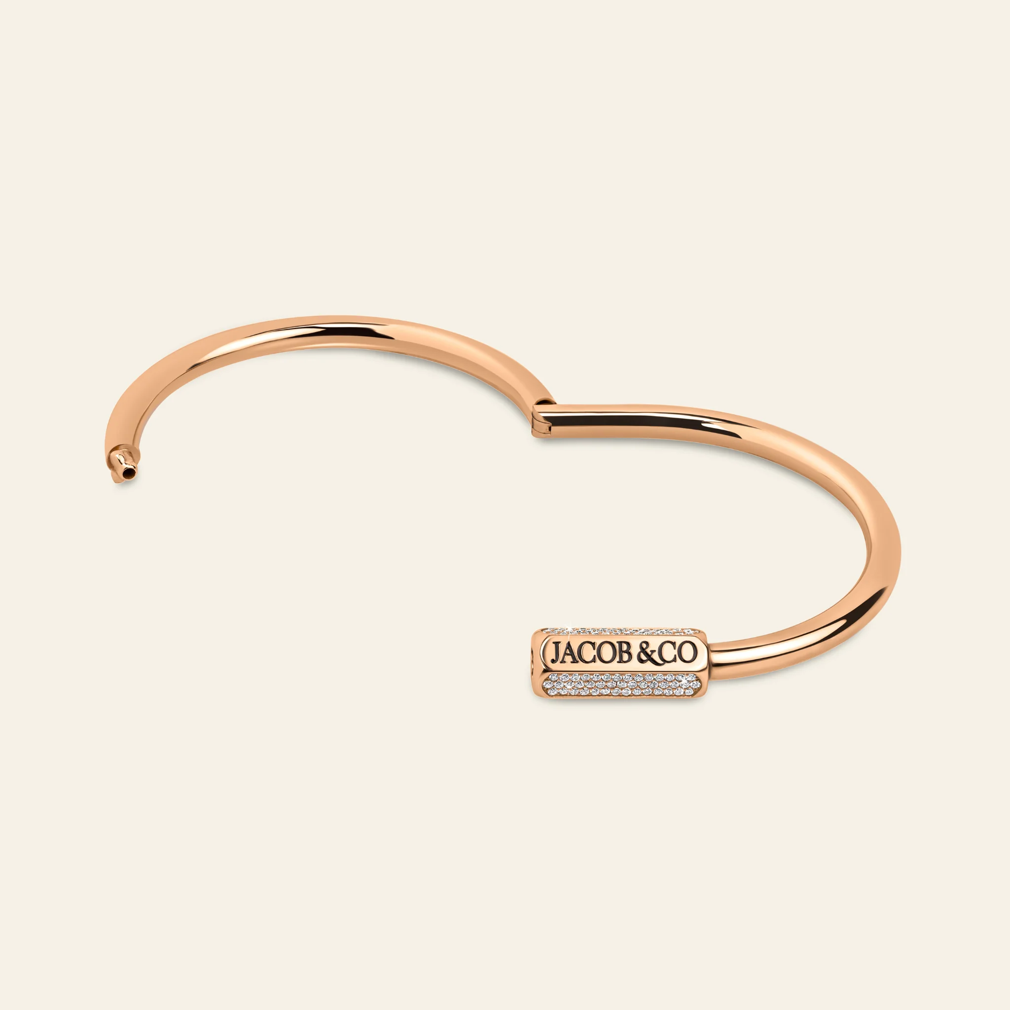 Carabin Lock Diamond Bracelet - Image 3