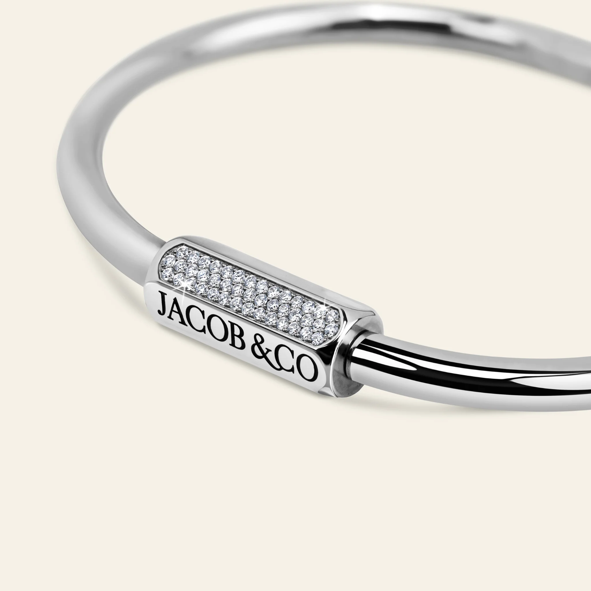 Carabin Lock Diamond Bracelet - Image 2