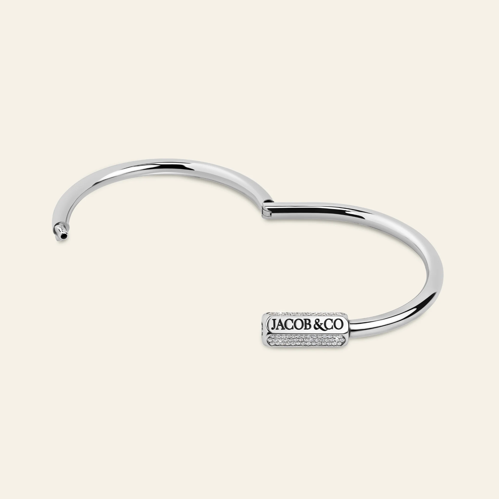 Carabin Lock Diamond Bracelet - Image 3