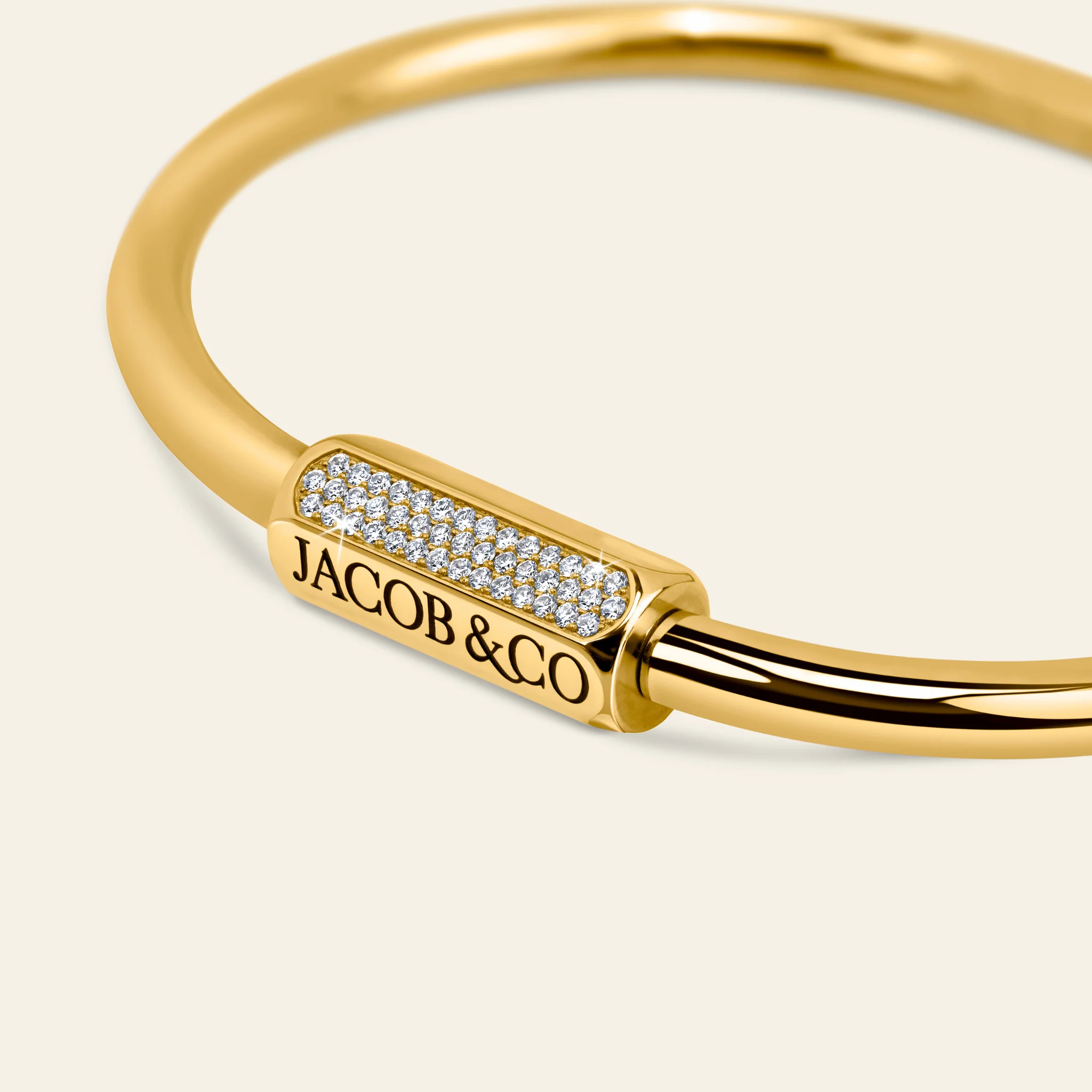 Carabin Lock Diamond Bracelet - Image 2