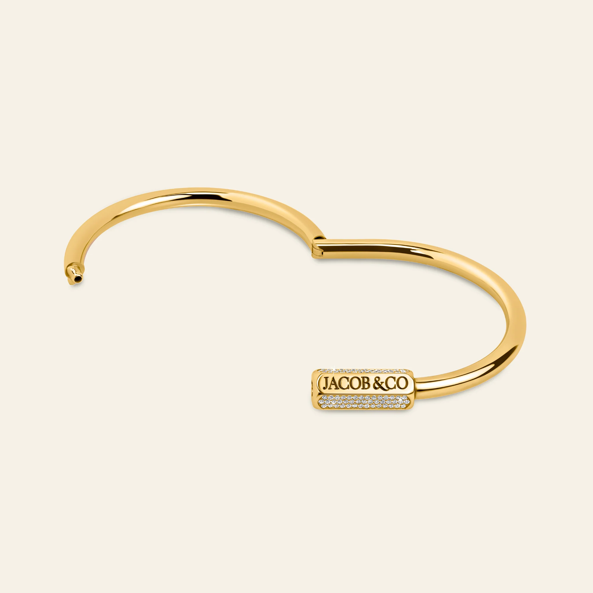 Carabin Lock Diamond Bracelet - Image 3