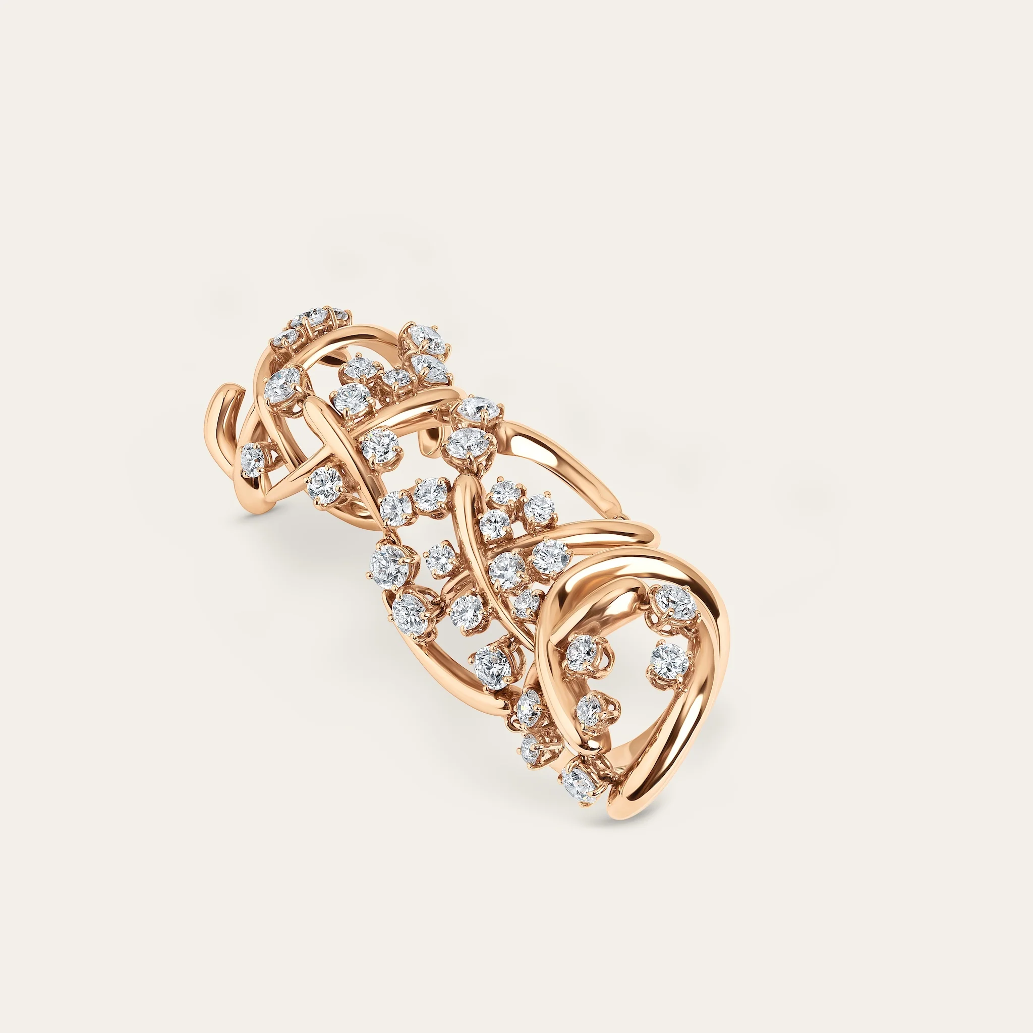 Carnivale Full Finger Diamond Ring - Image 4