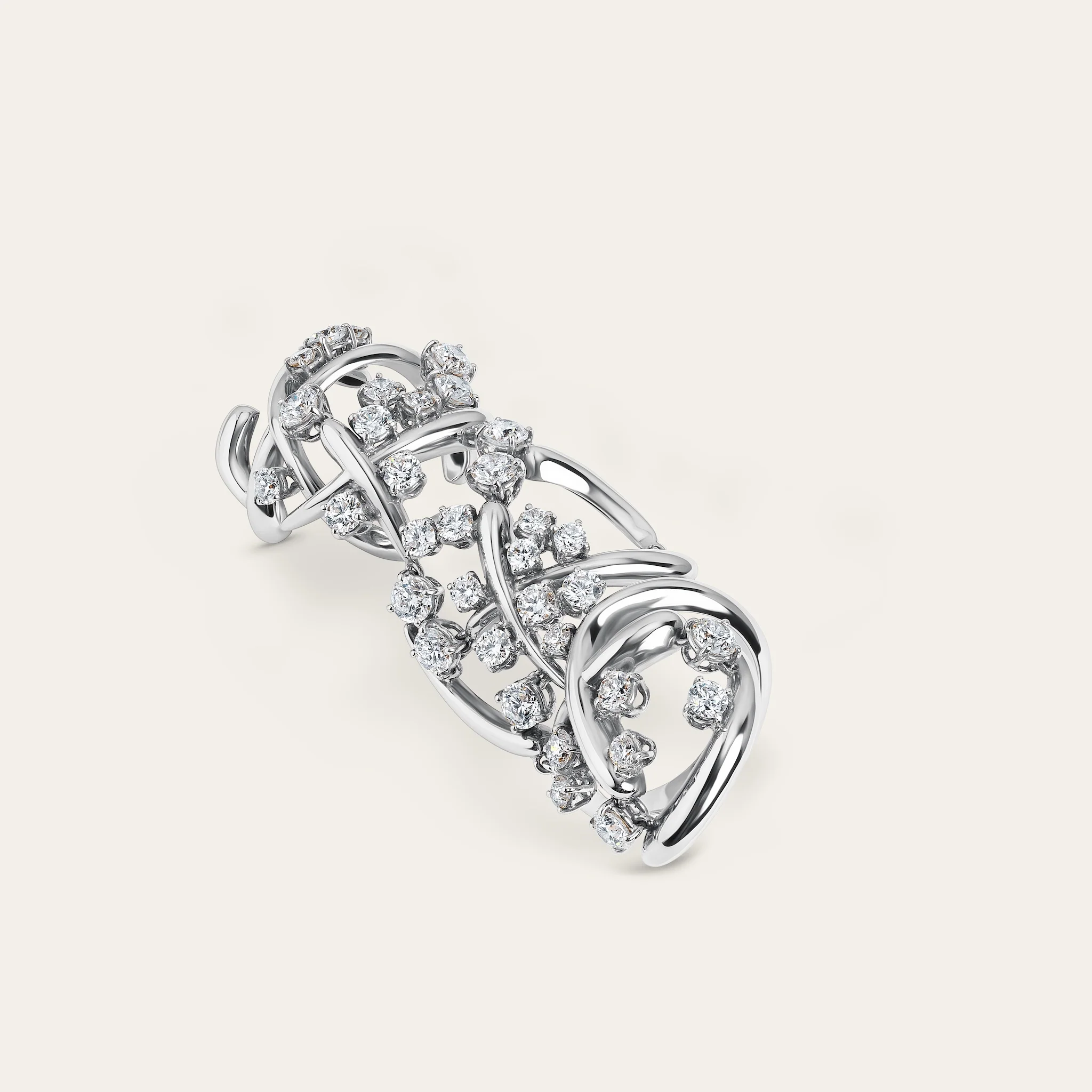 Carnivale Full Finger Diamond Ring - Image 4