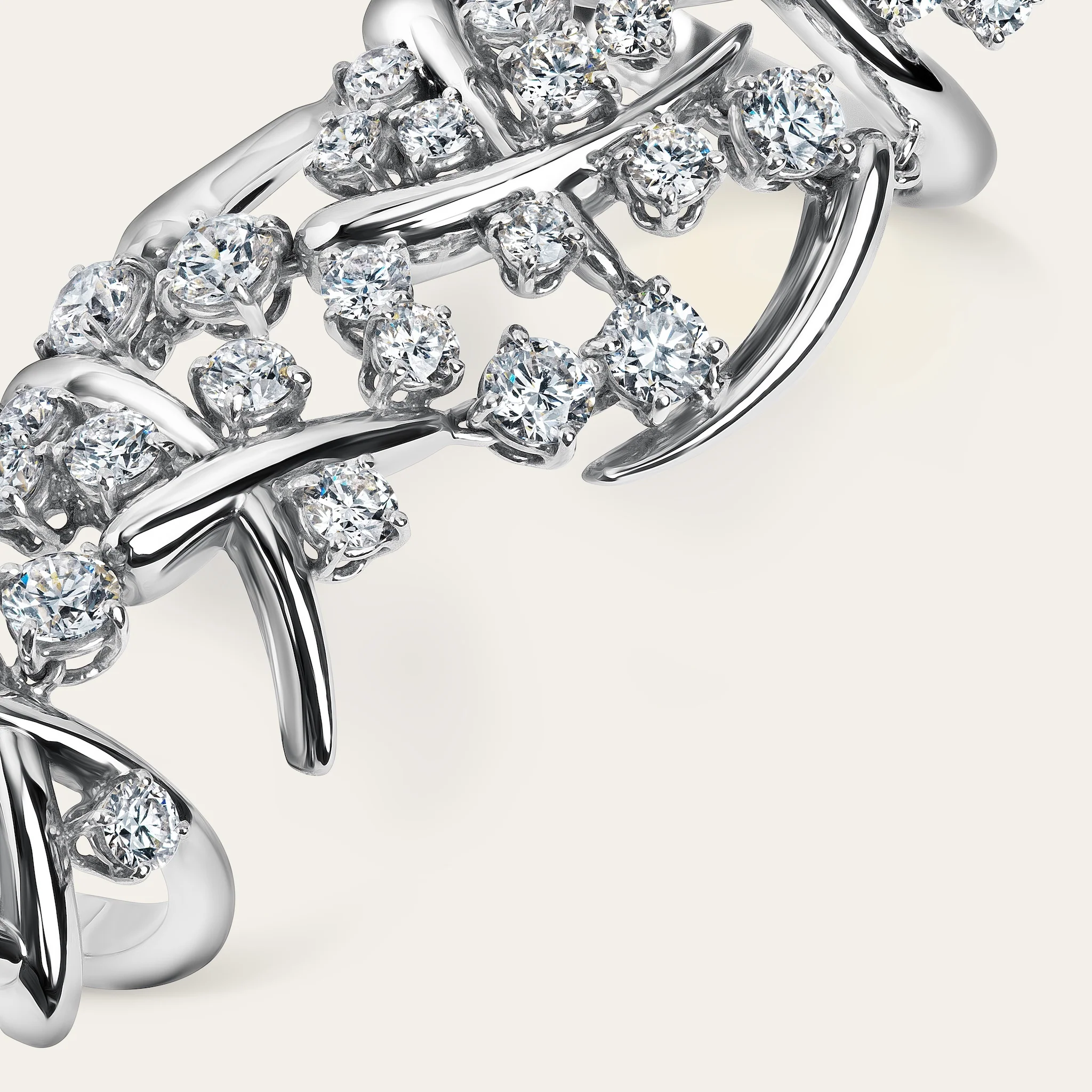 Carnivale Full Finger Diamond Ring - Image 5