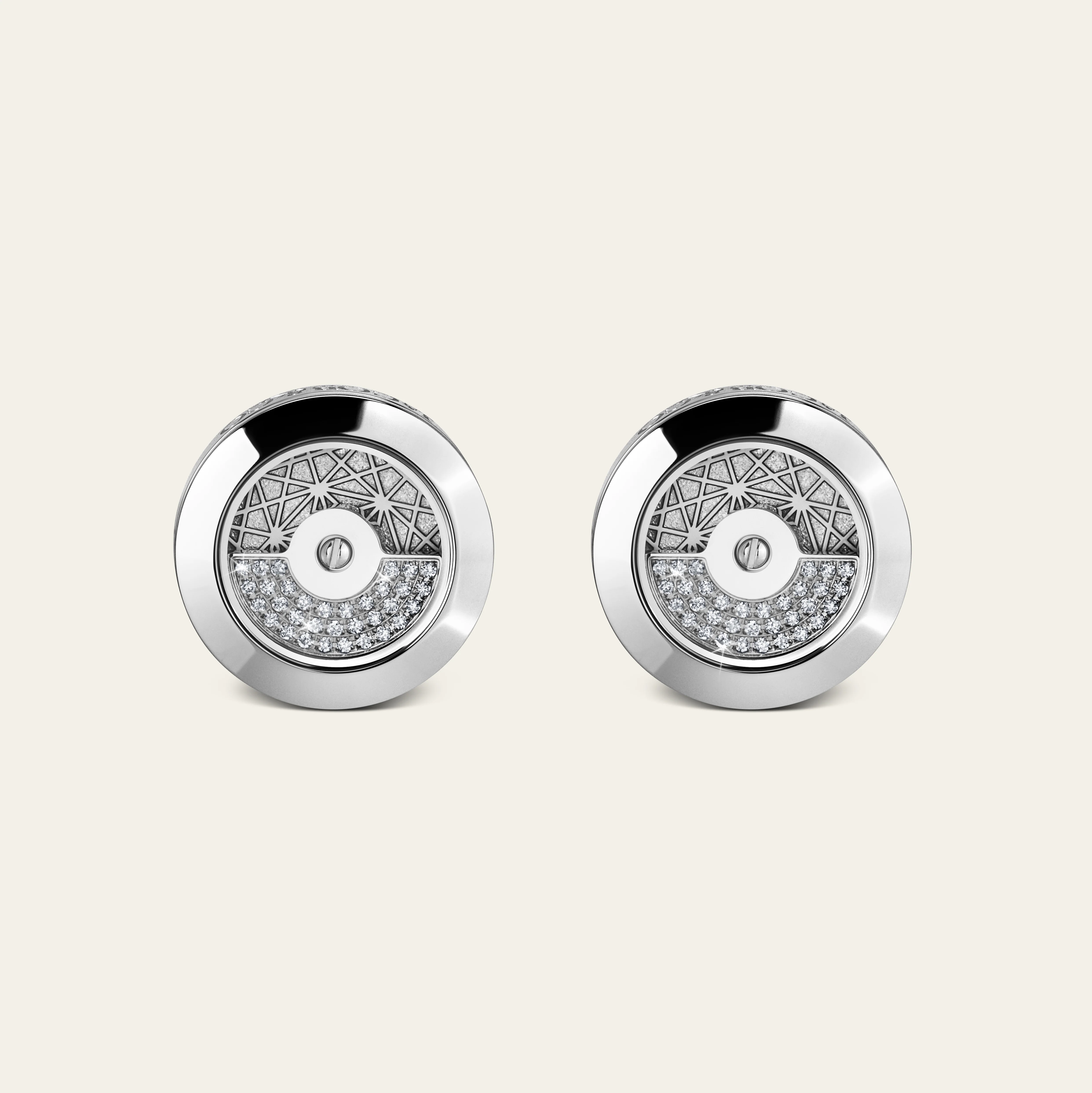 Rotor Diamond Cufflinks