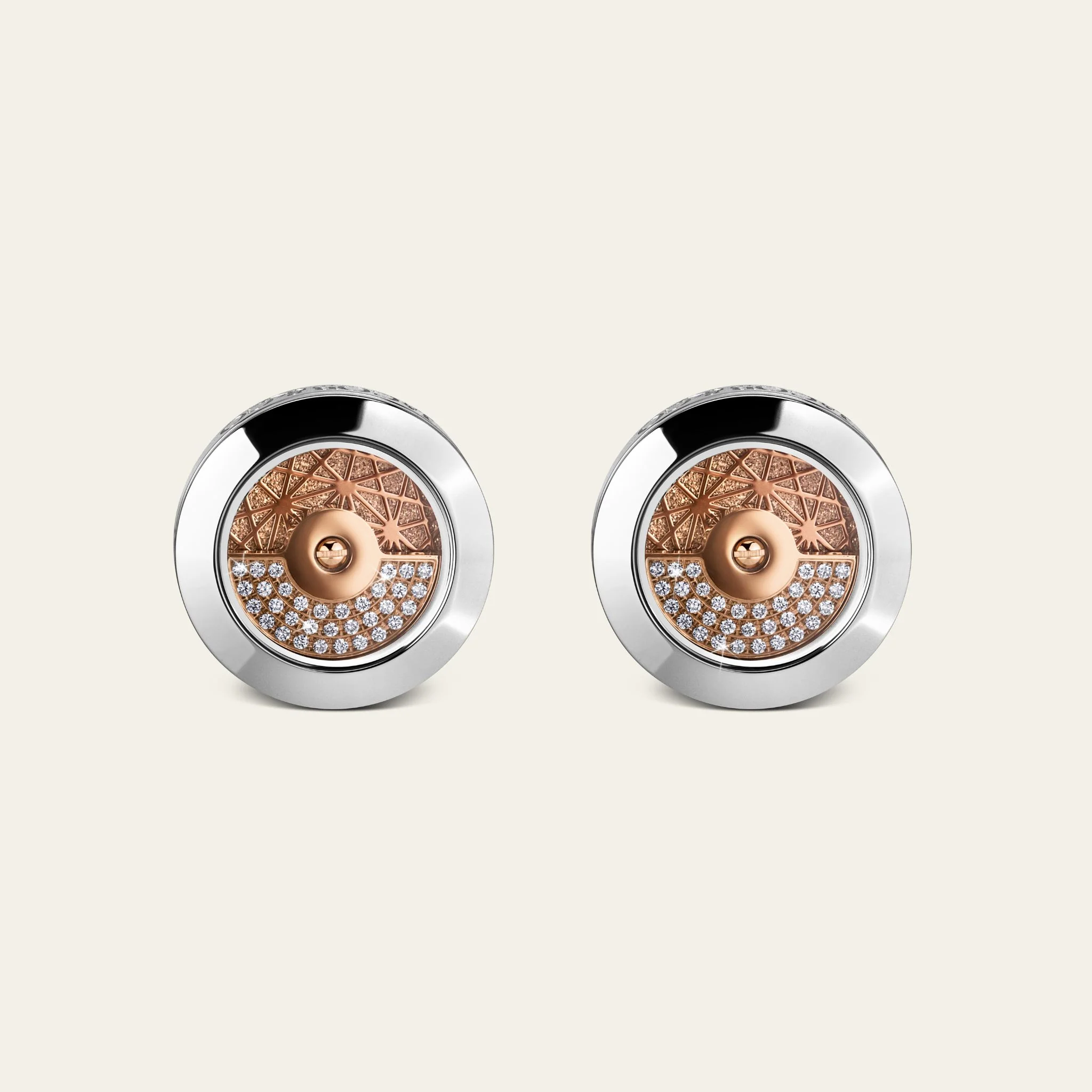 Rotor Diamond Cufflinks
