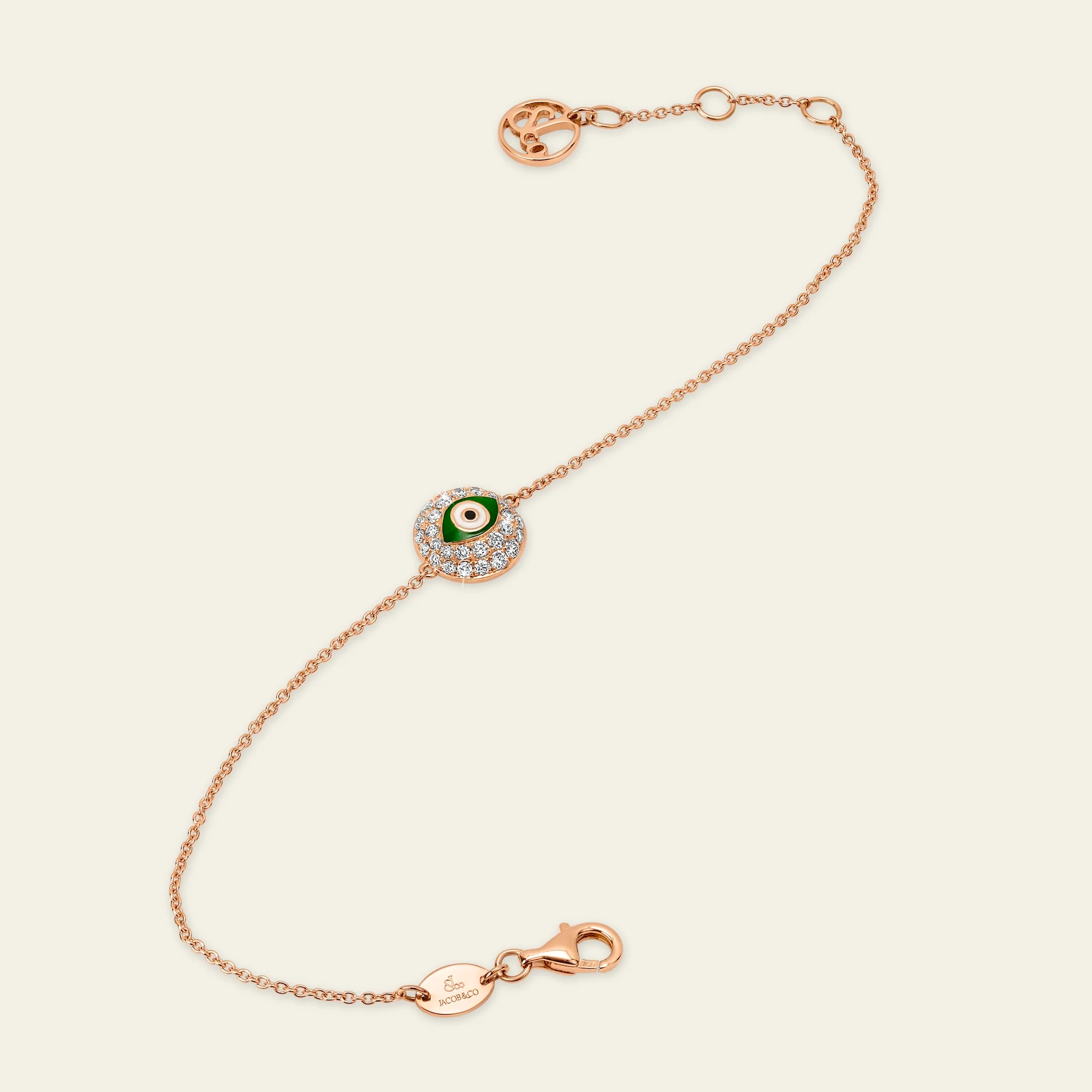 Evil Eye Diamond Bracelet - Image 3