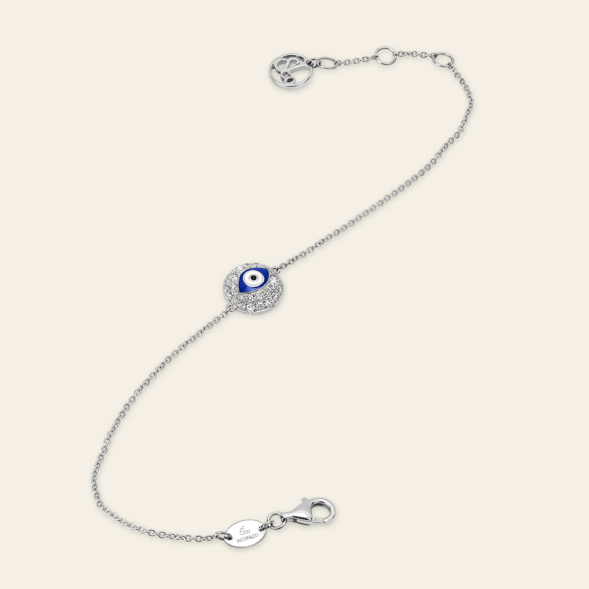 Evil Eye Diamond Bracelet - Image 3