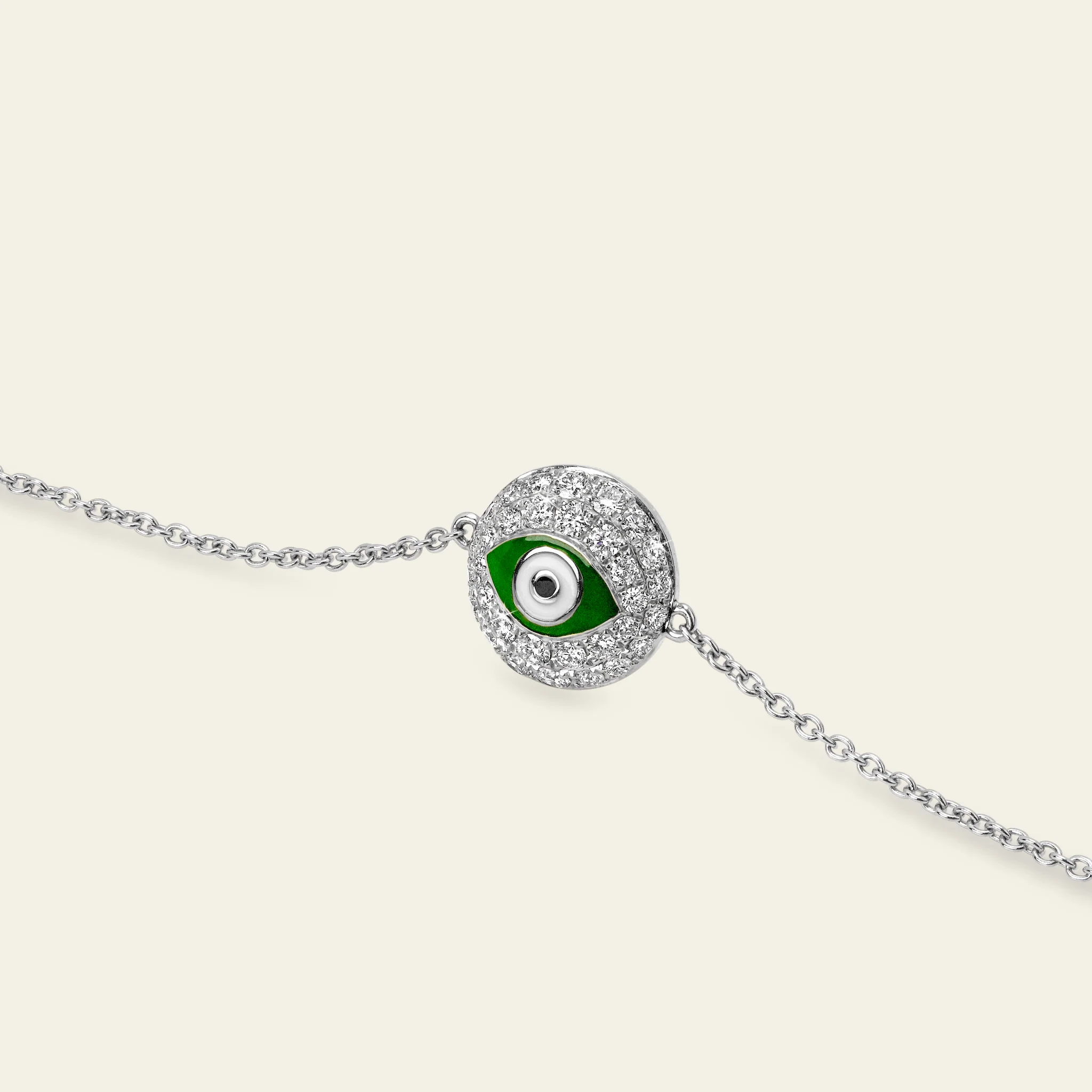 Evil Eye Diamond Bracelet - Image 2
