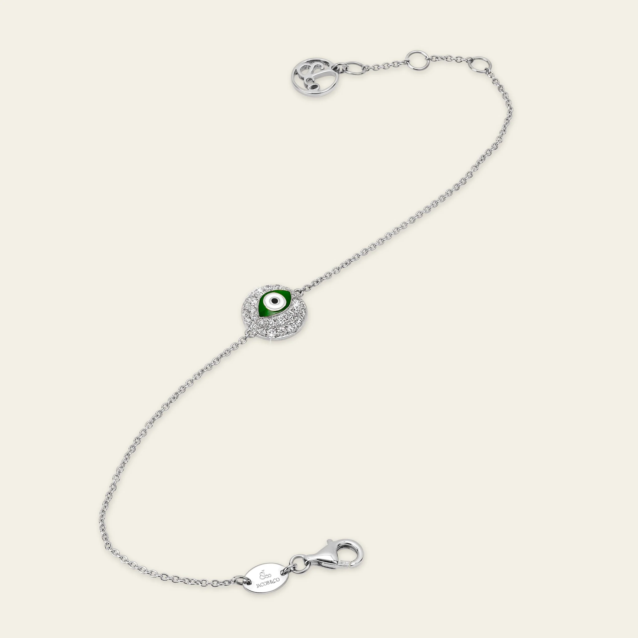 Evil Eye Diamond Bracelet - Image 3