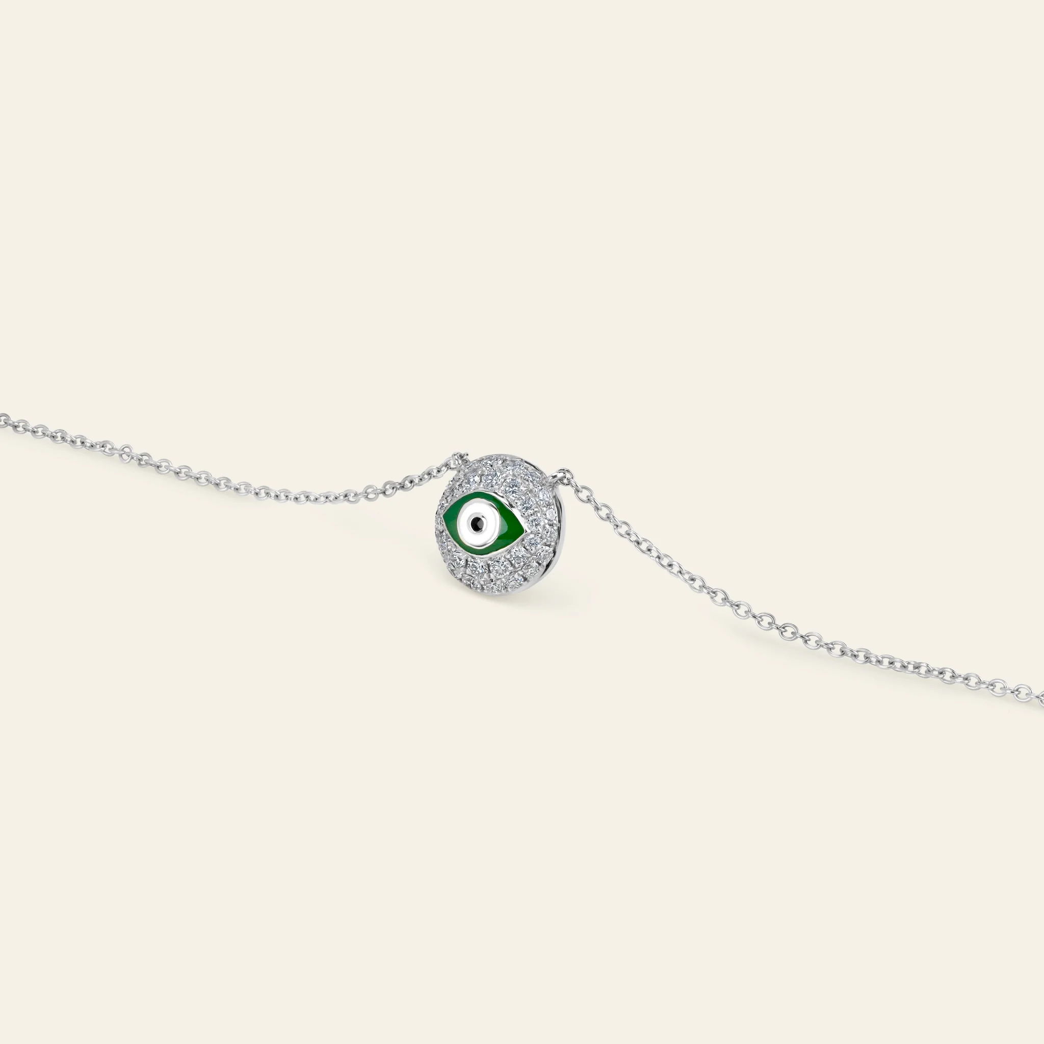 Evil Eye Diamond Necklace - Image 2