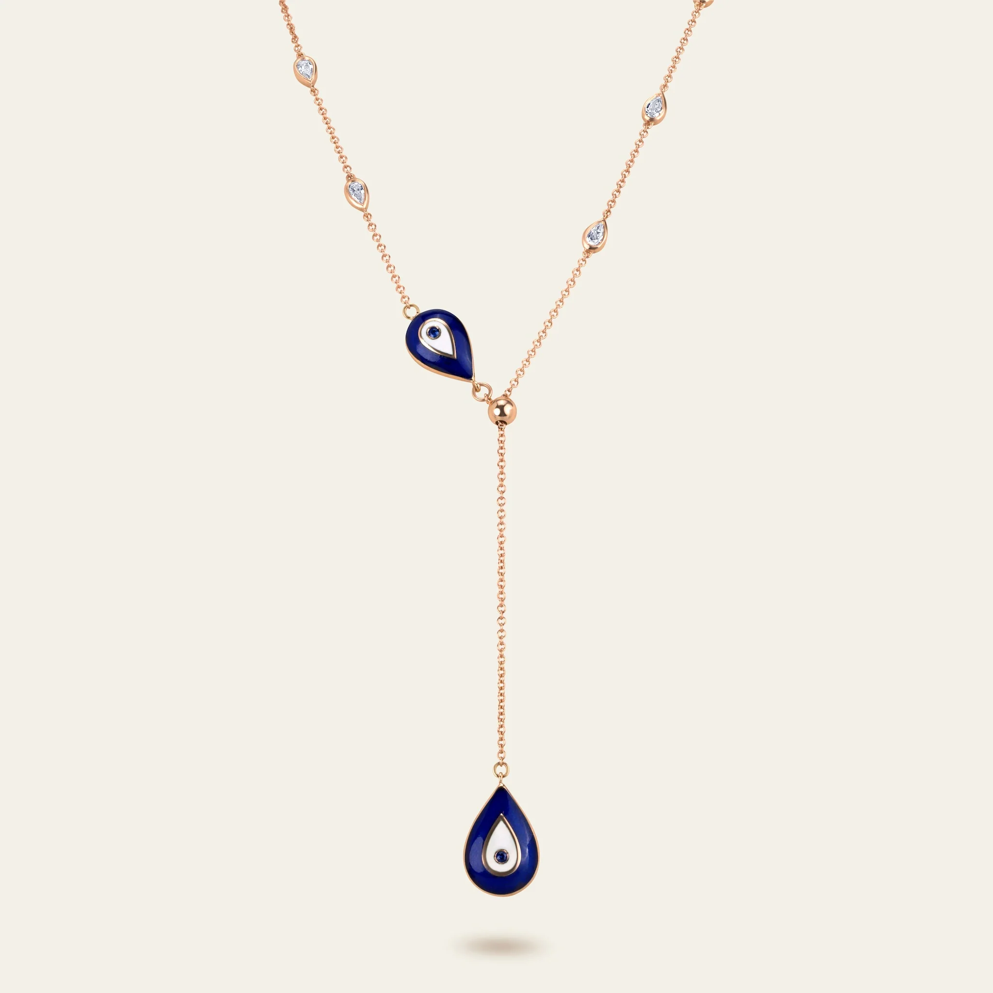 Evil Eye Diamond Necklace
