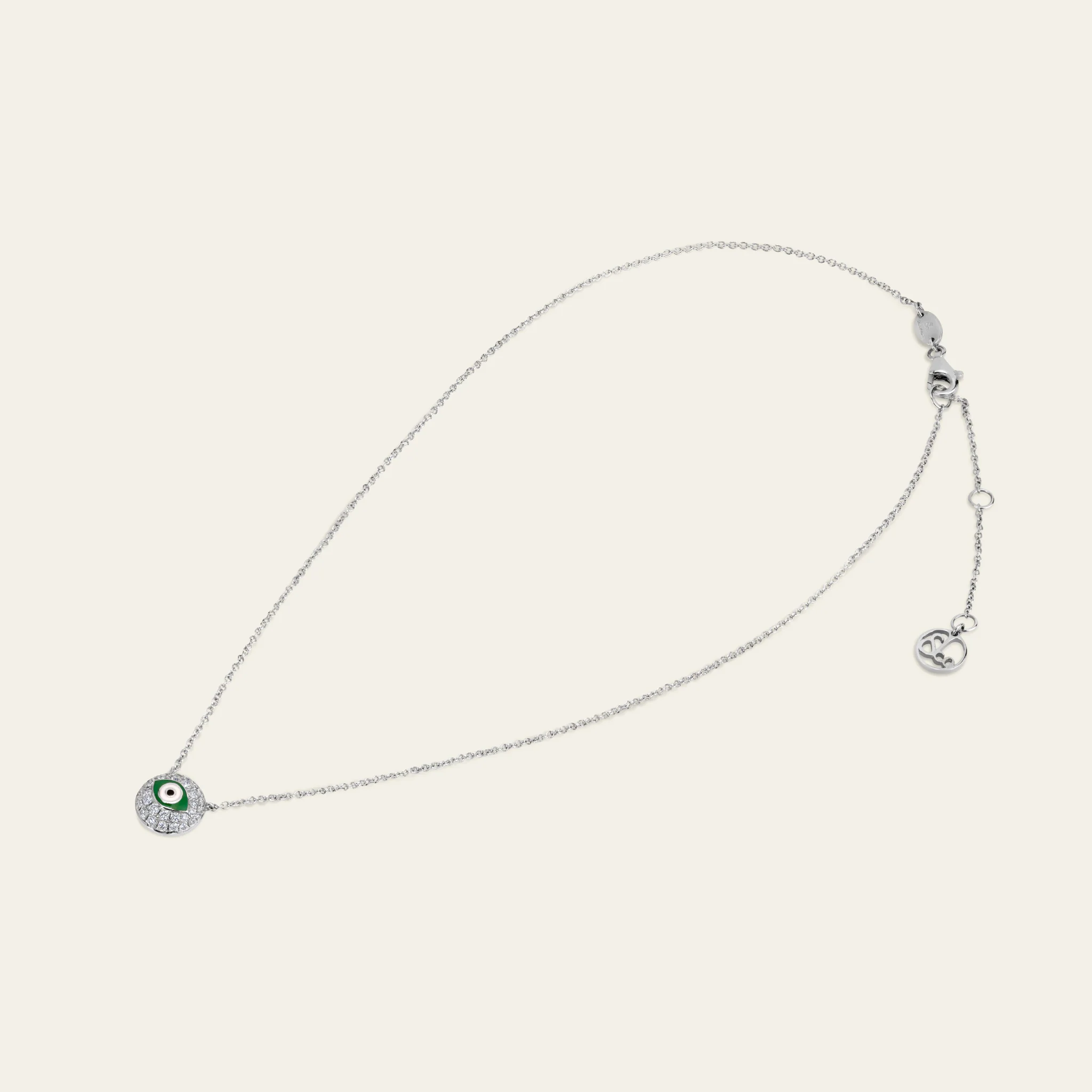 Evil Eye Diamond Necklace - Image 3