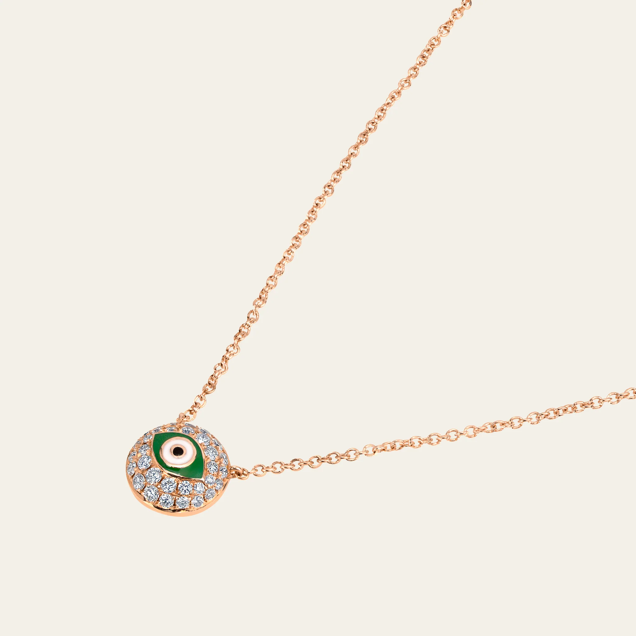 Evil Eye Diamond Necklace - Image 3
