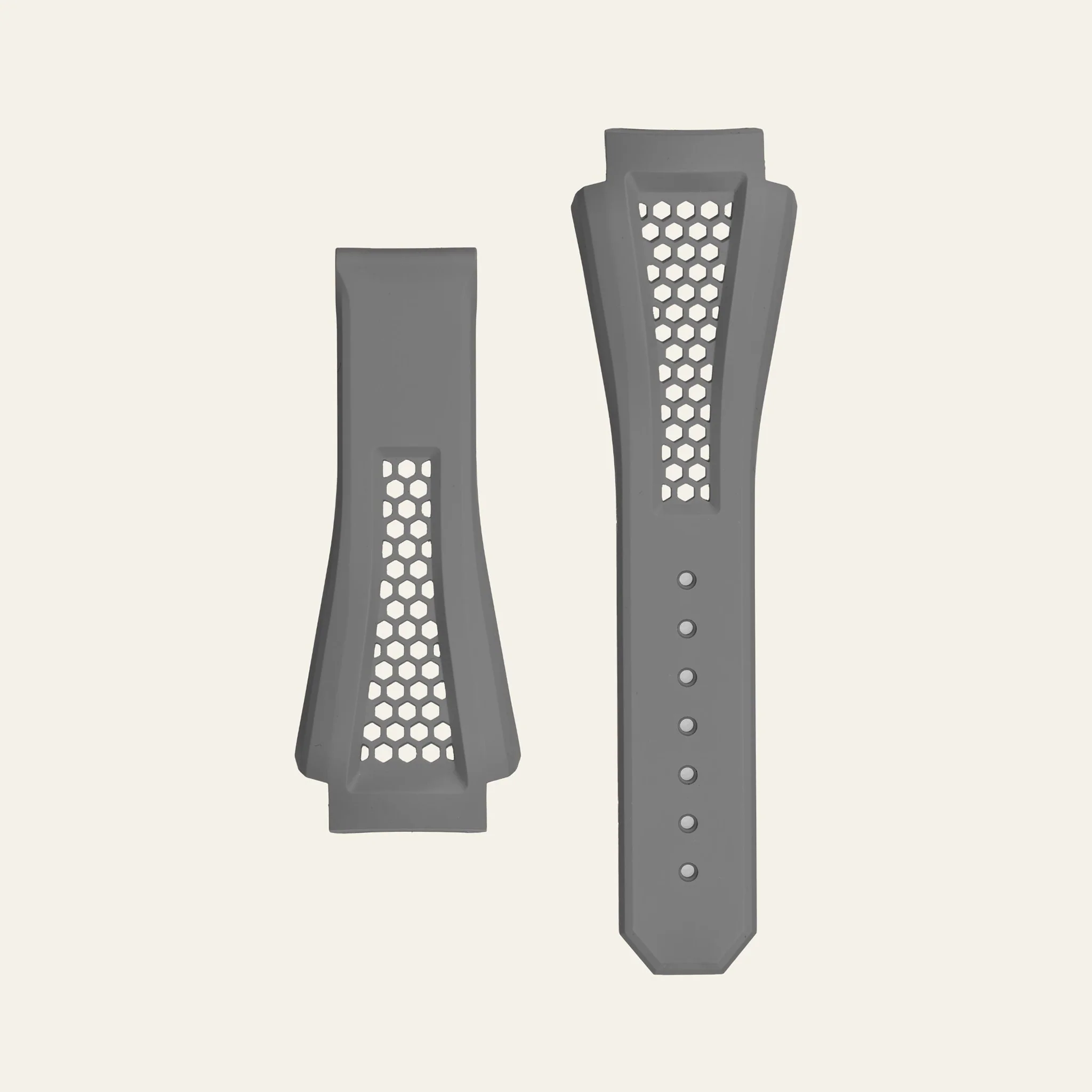 Grey Epic X Chrono 47mm Honeycomb Strap - M