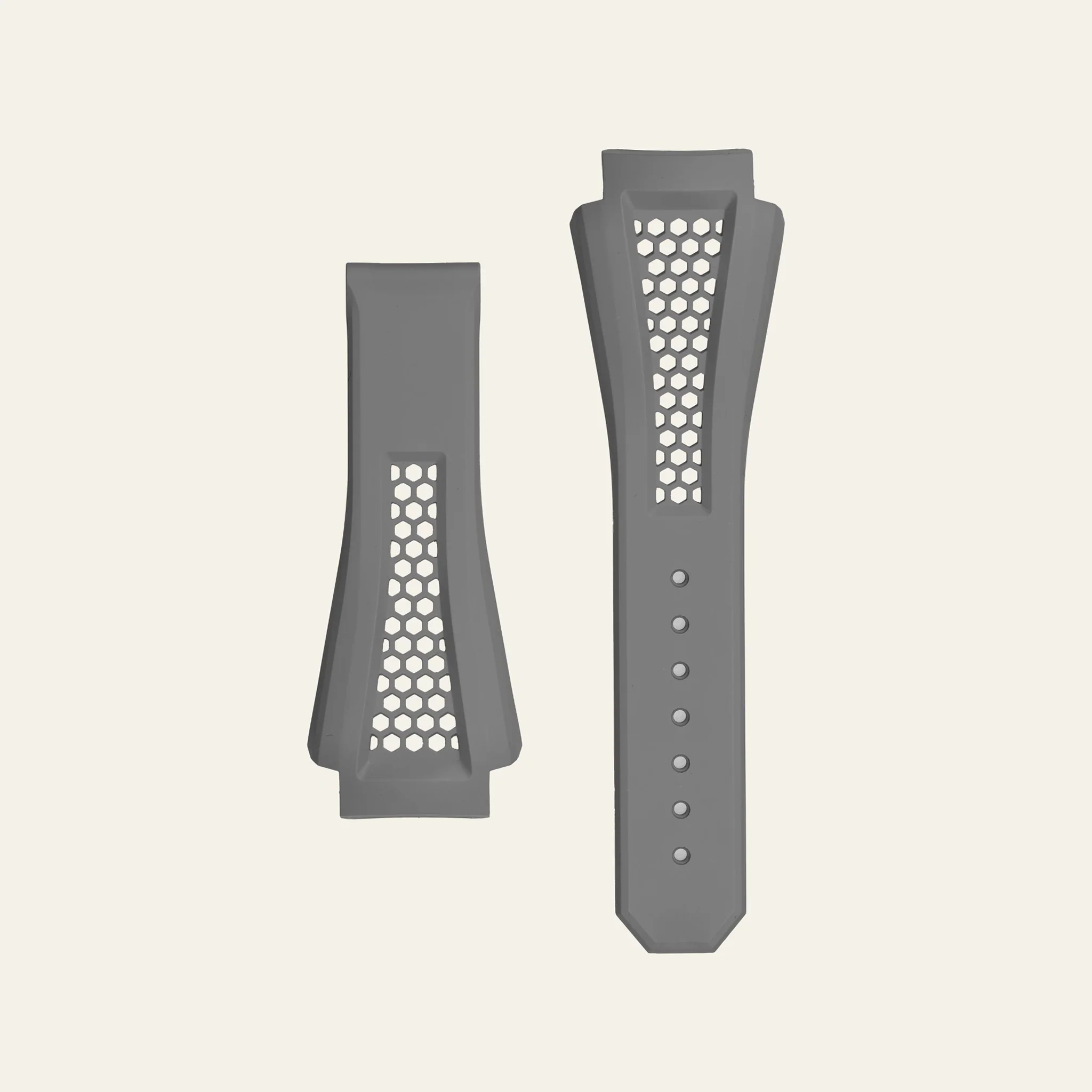 Grey Epic X Chrono 47mm Honeycomb Strap - S