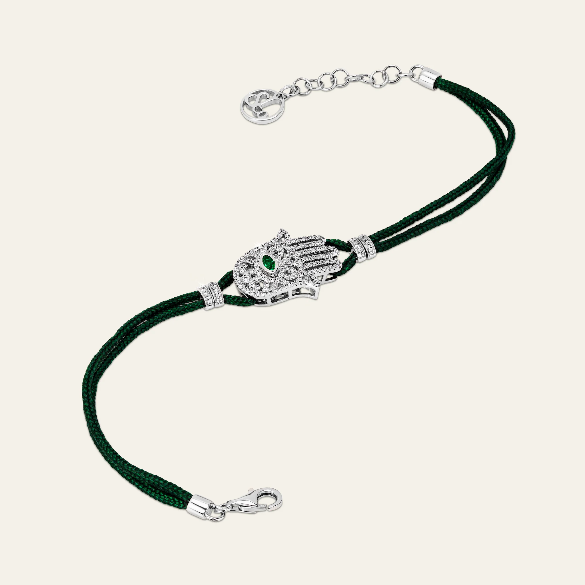 Hamsa Diamond Bracelet - Image 2