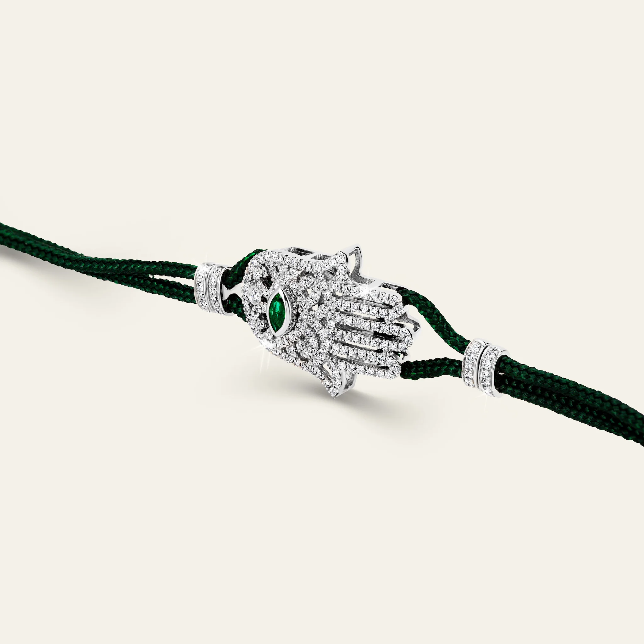 Hamsa Diamond Bracelet - Image 3