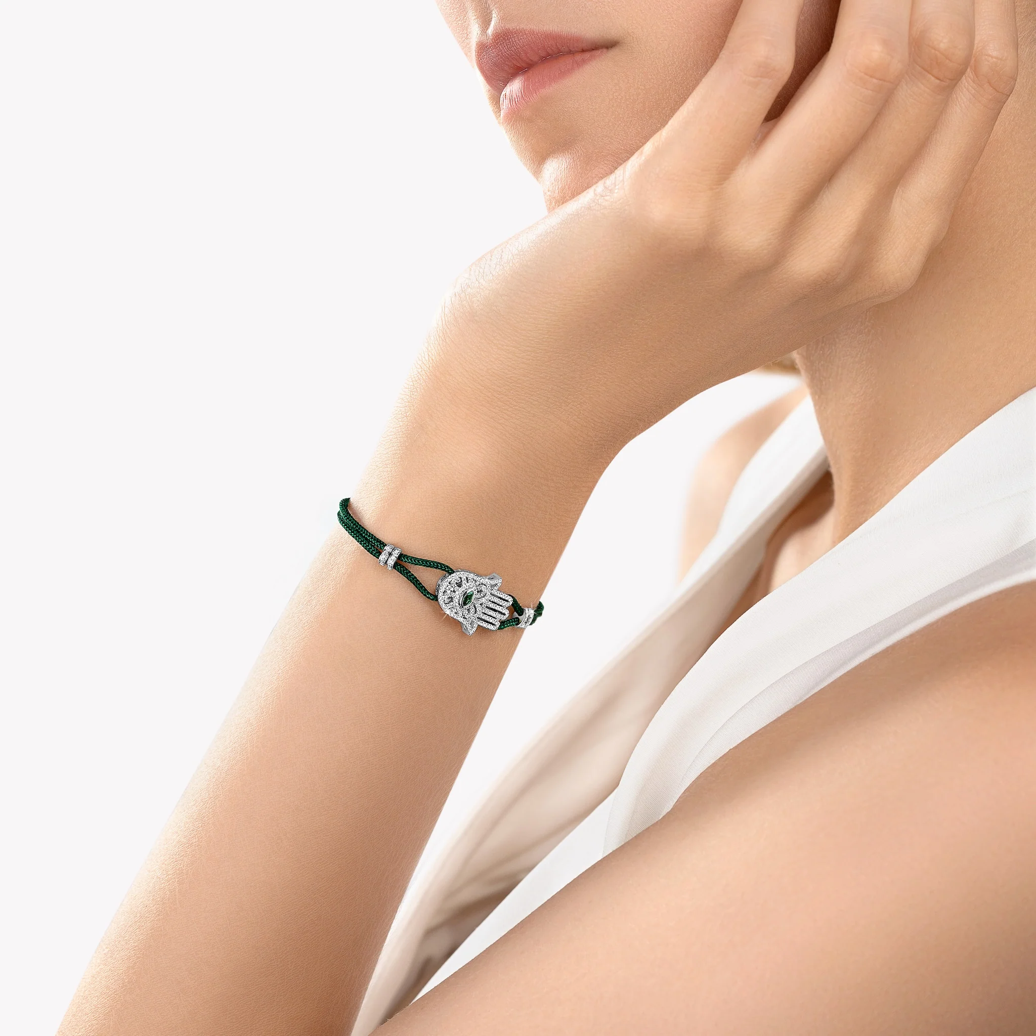 Hamsa Diamond Bracelet - Image 4