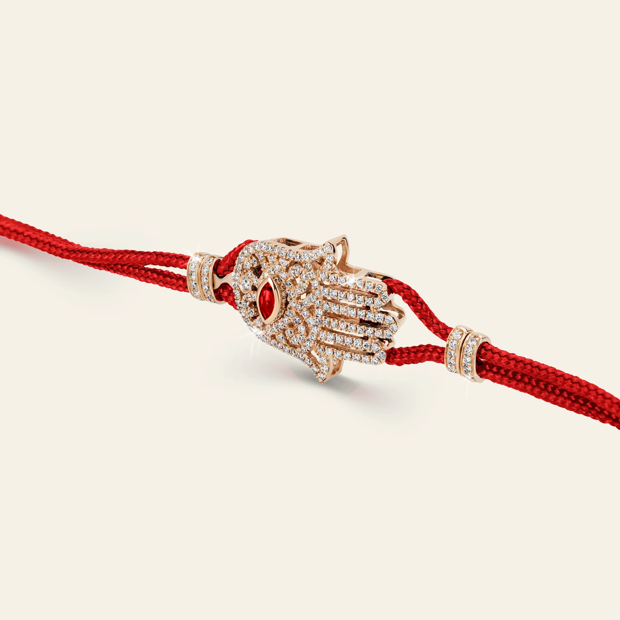 Hamsa Diamond Bracelet - Image 3