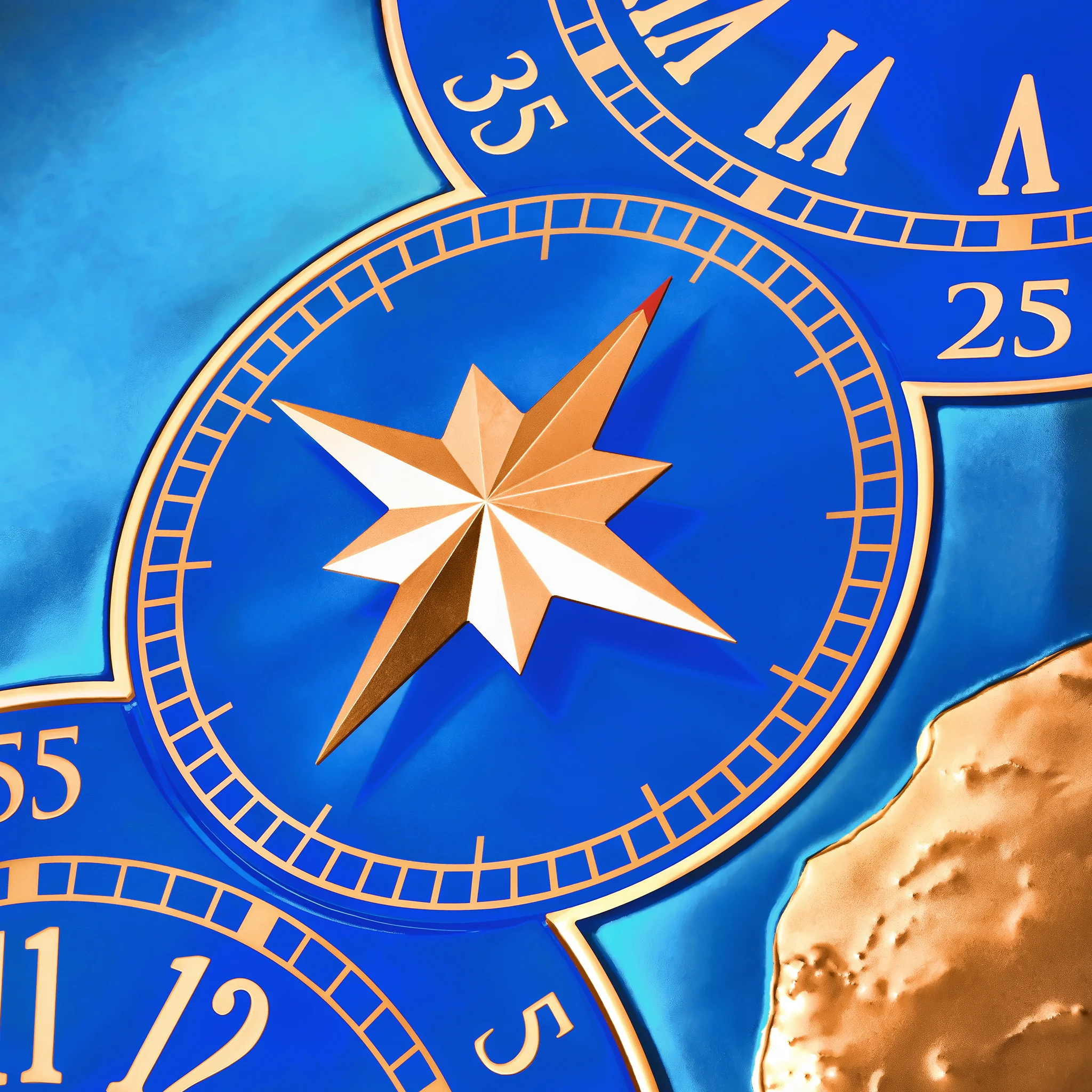 Jacob & Co. The World Is Yours Dual Time Zone Wall Clock - Image 3