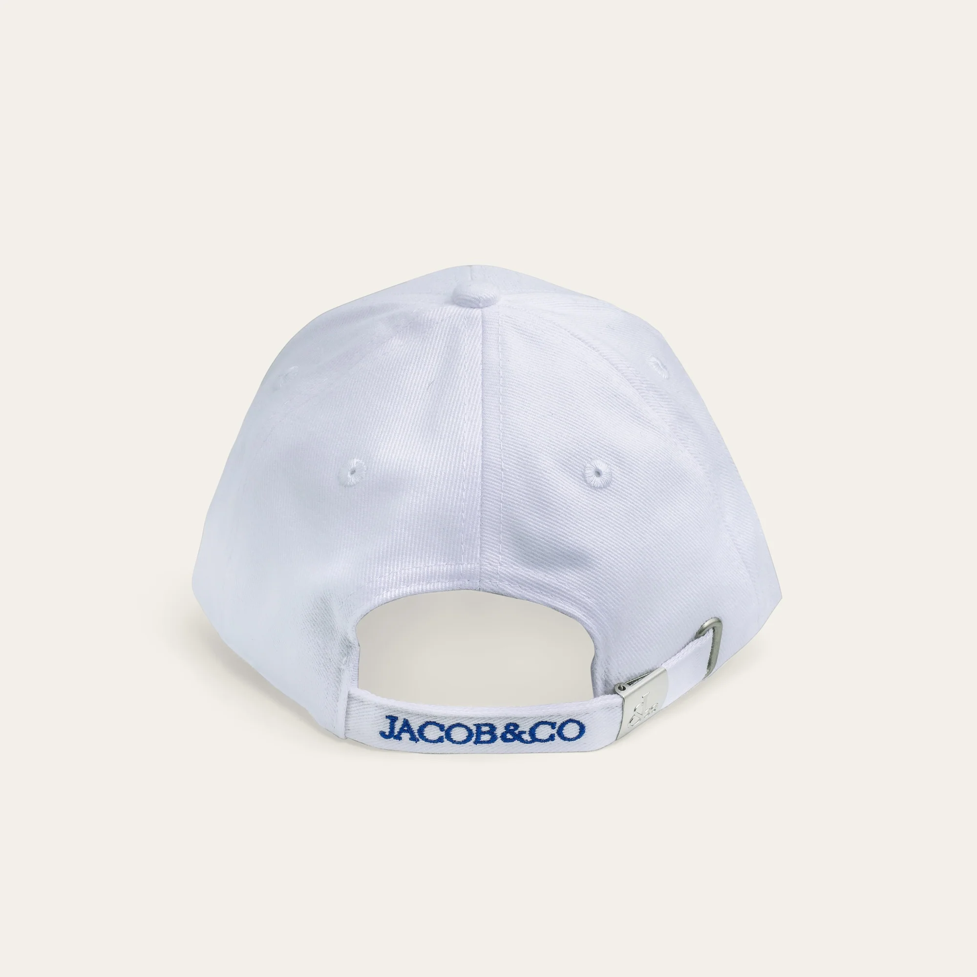 Jacob & Co. White Logo Cap - Image 4