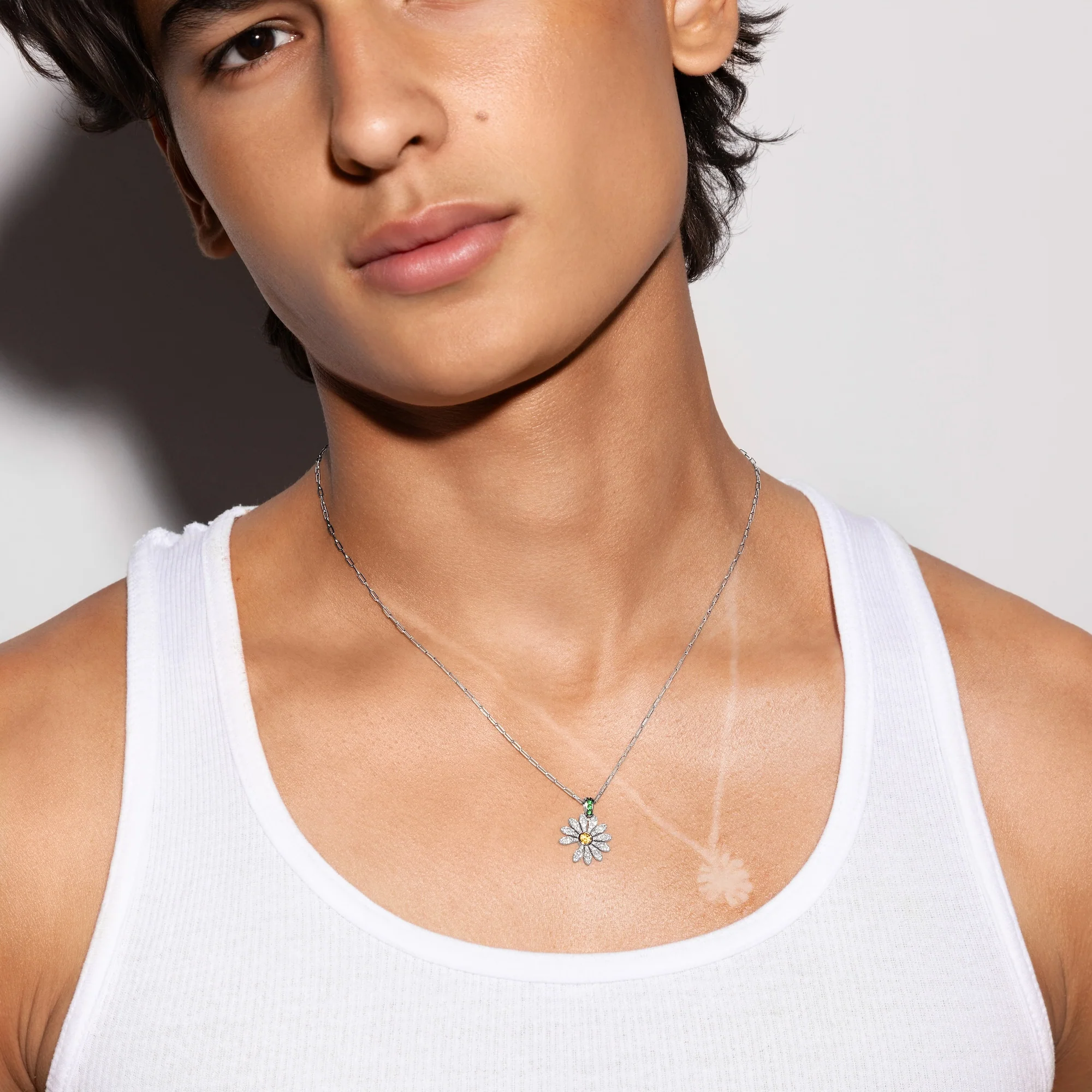 Jacob & Co. x PEACEMINUSONE Yellow Diamond with Pavé Pendant - Image 4