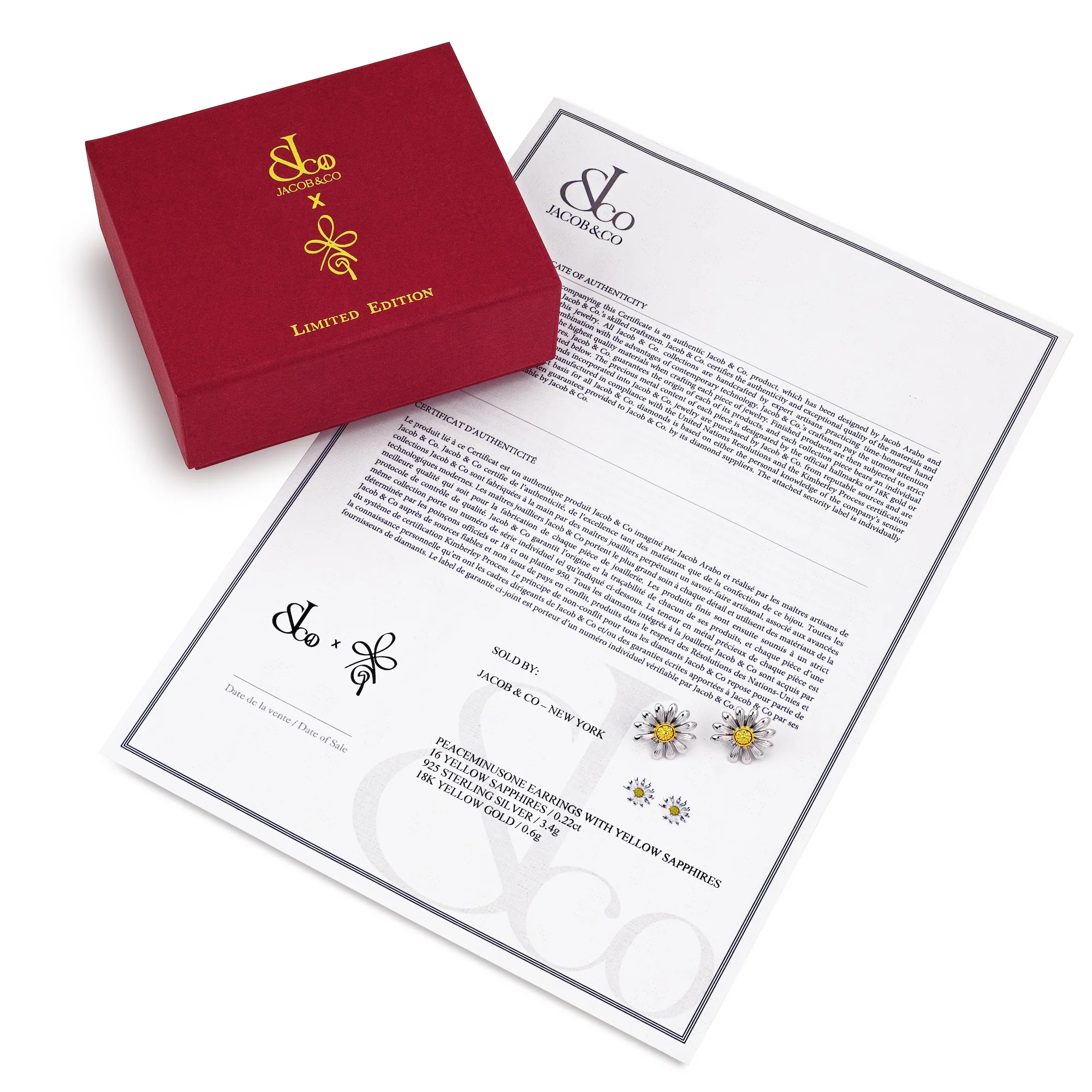 Jacob & Co. x PEACEMINUSONE Earrings - Image 6