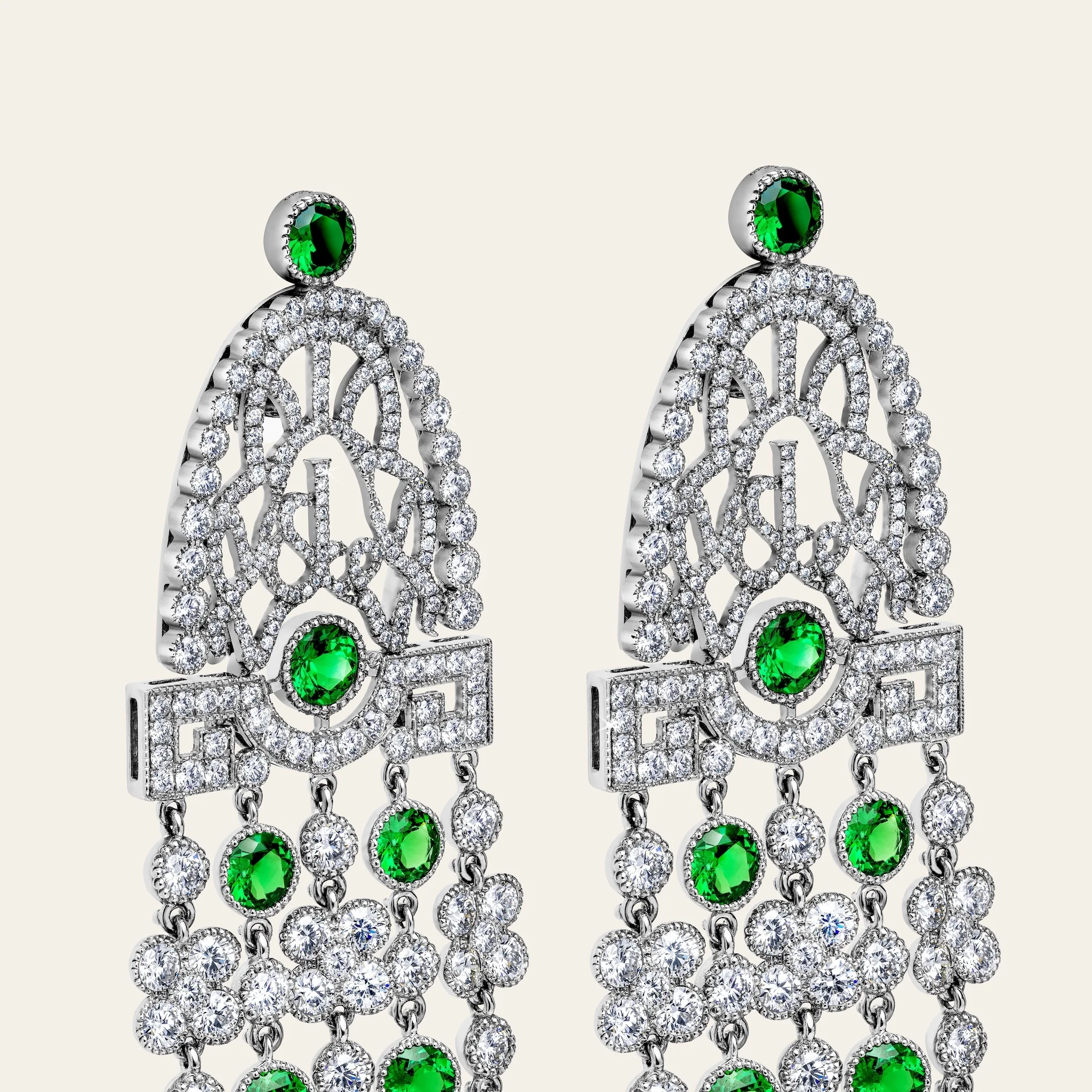 Jezebel Tsavorite Earrings - Image 2