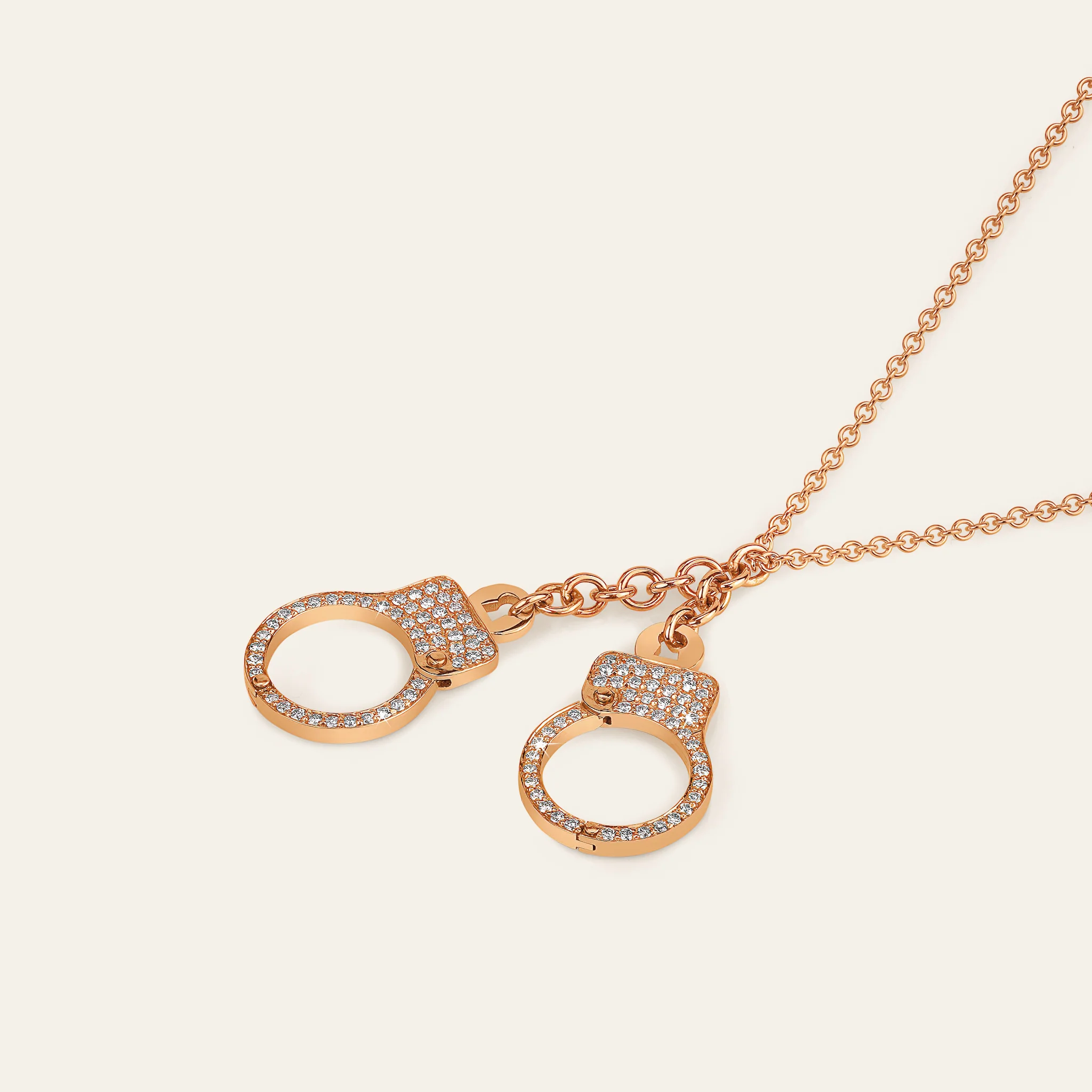Love Lockdown Diamond Cuff Necklace - Image 2