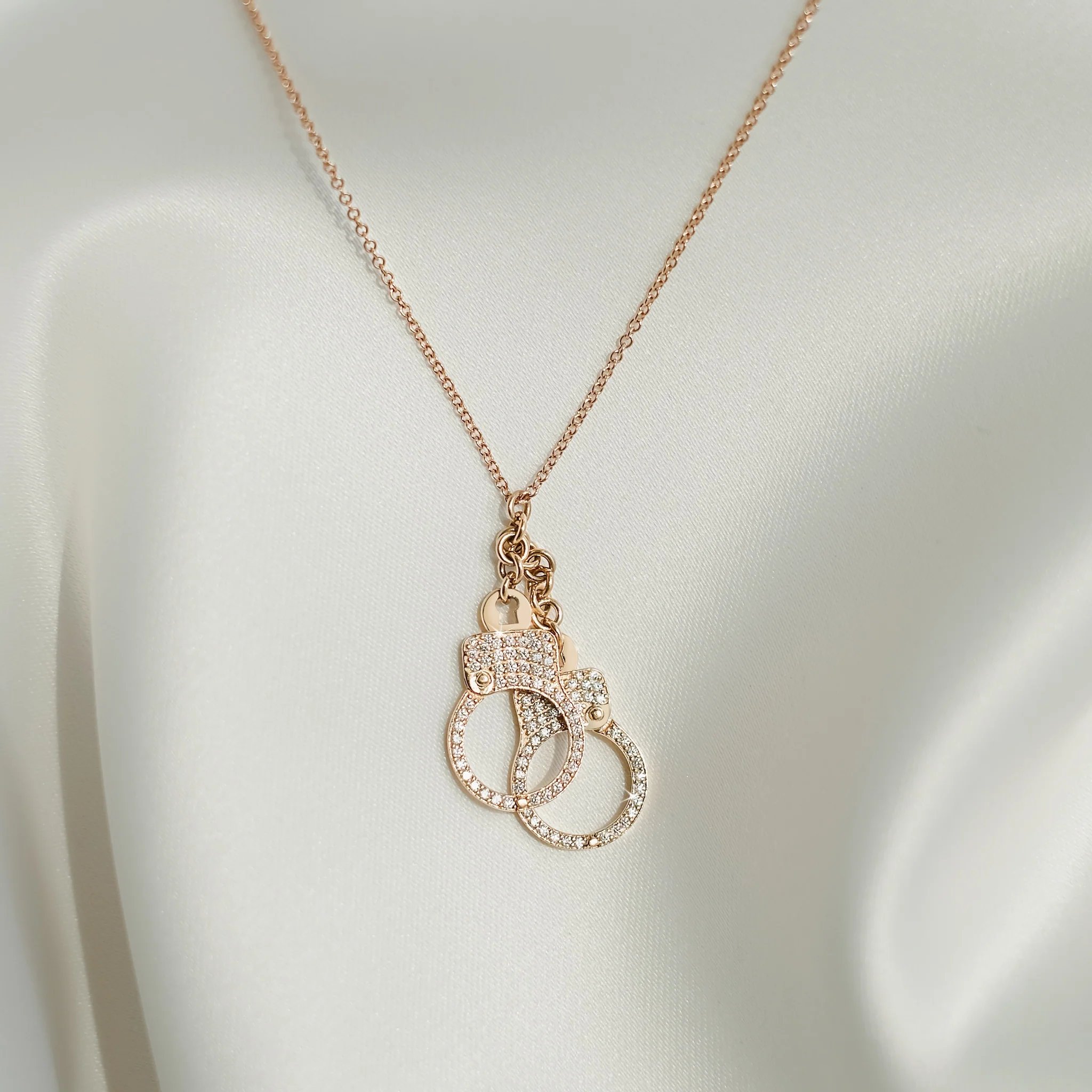 Love Lockdown Diamond Cuff Necklace - Image 3