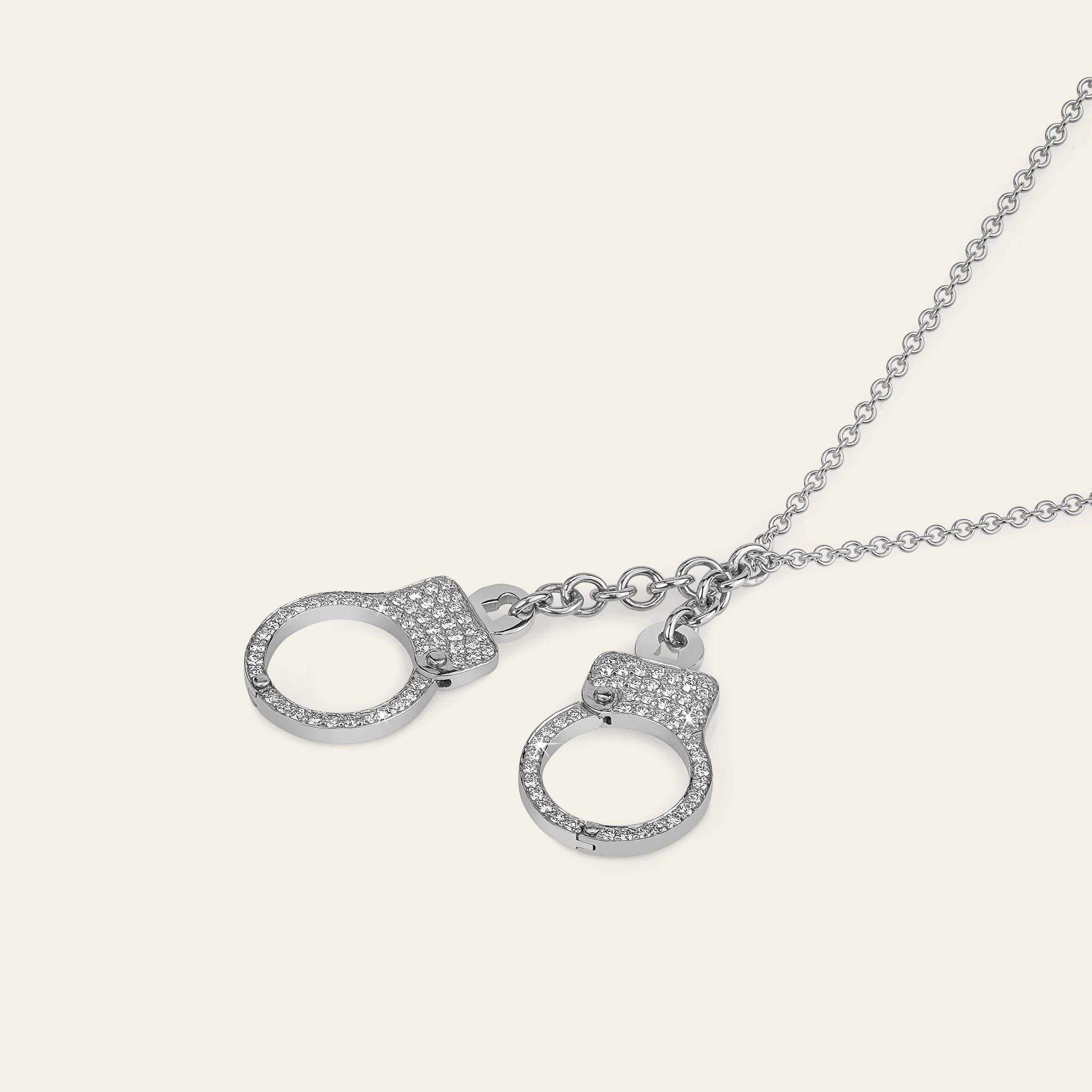 Love Lockdown Diamond Cuff Necklace - Image 2