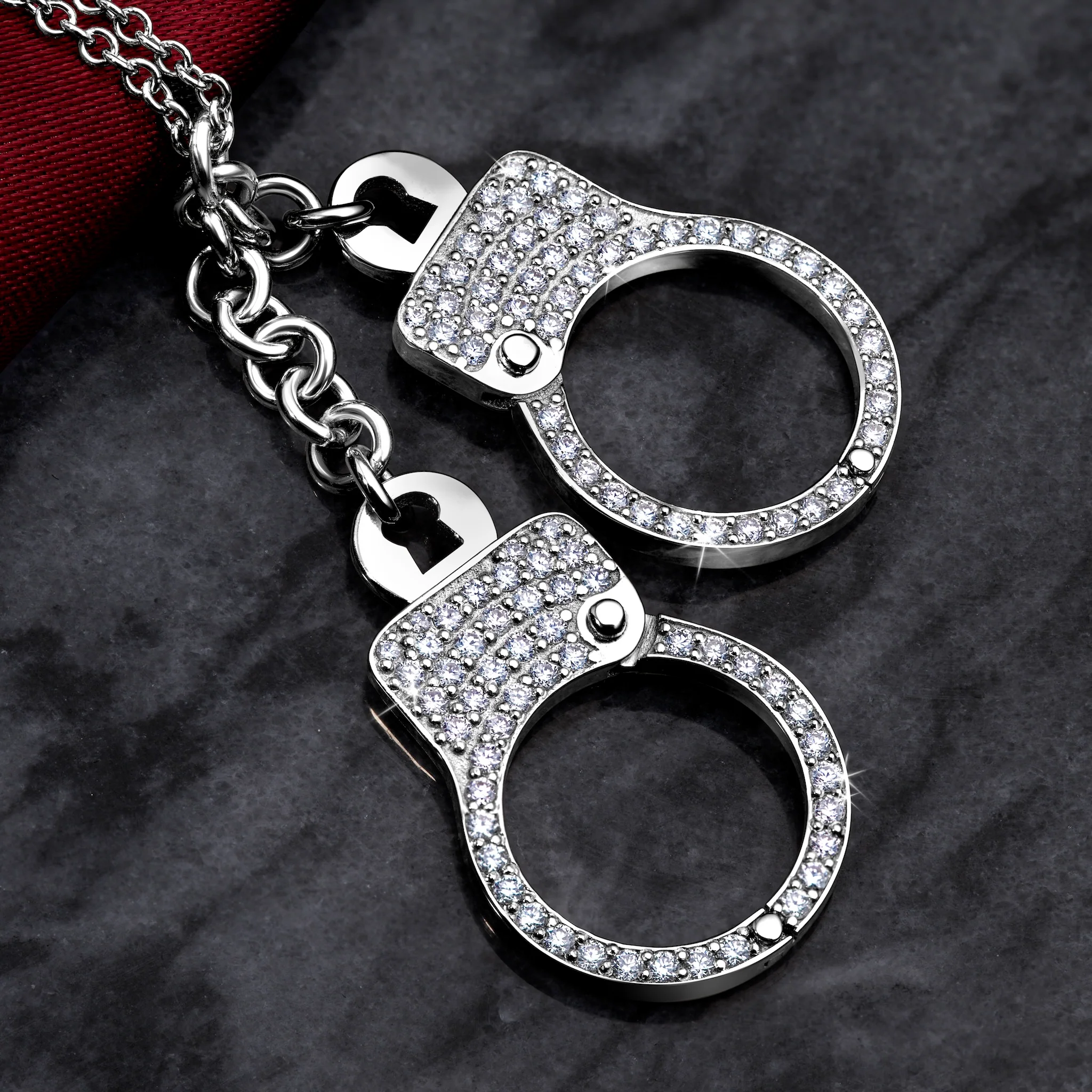 Love Lockdown Diamond Cuff Necklace - Image 3