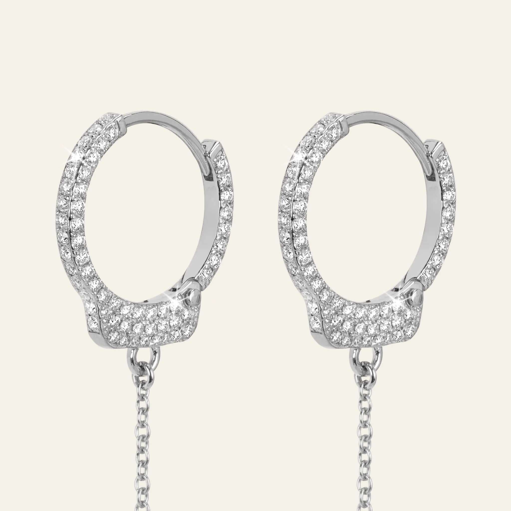 Love Lockdown Diamond Earrings - Image 3