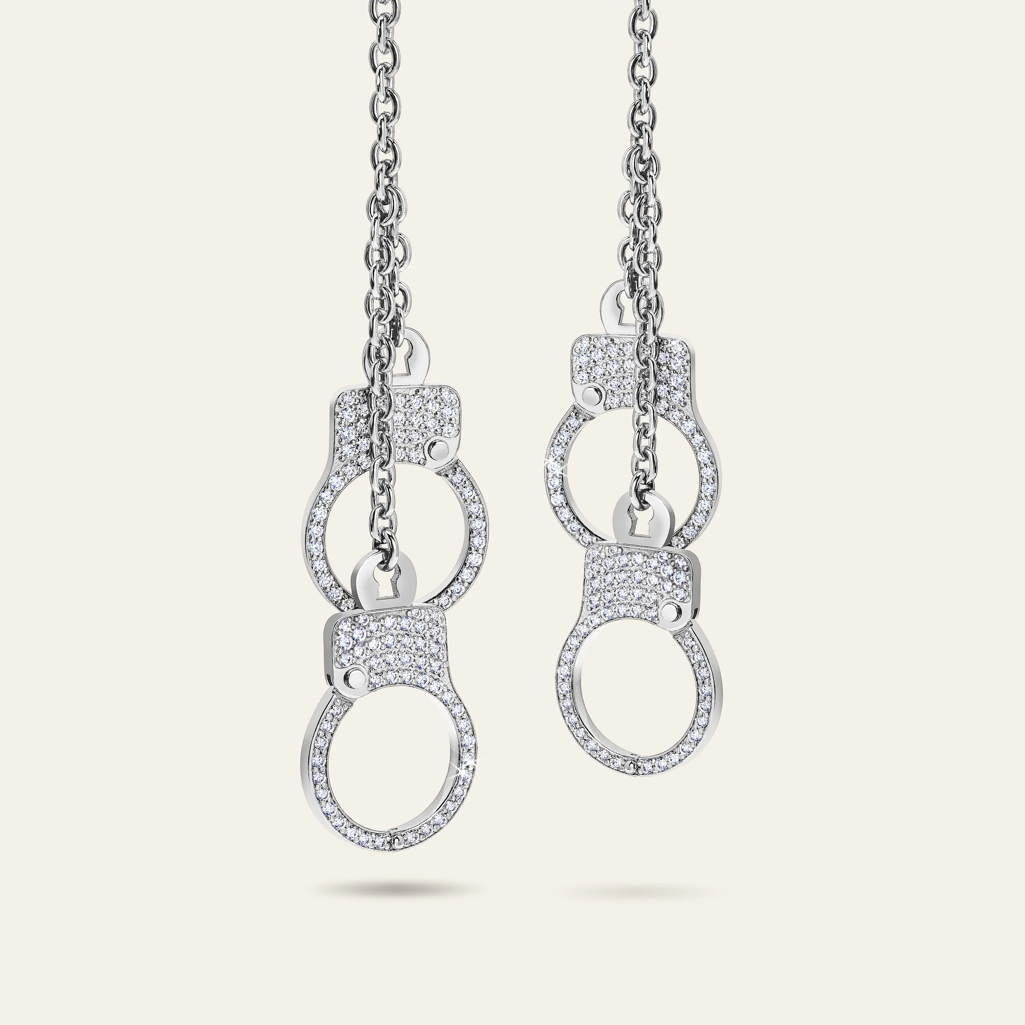 Love Lockdown Hanging Diamond Earrings - Image 3