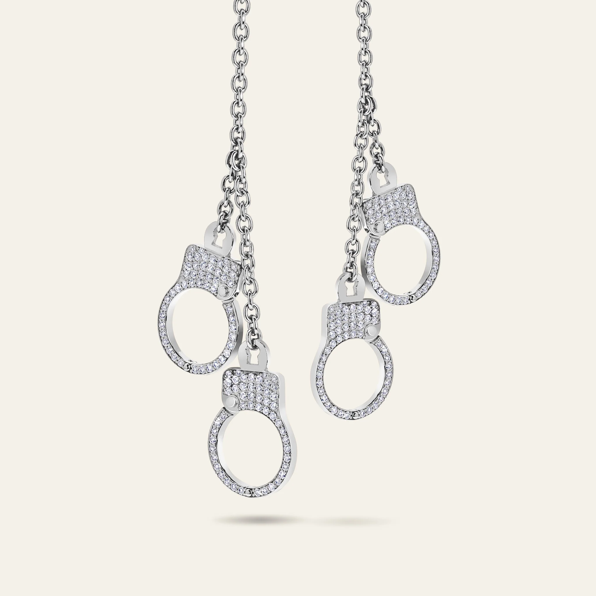 Love Lockdown Hanging Diamond Earrings - Image 4