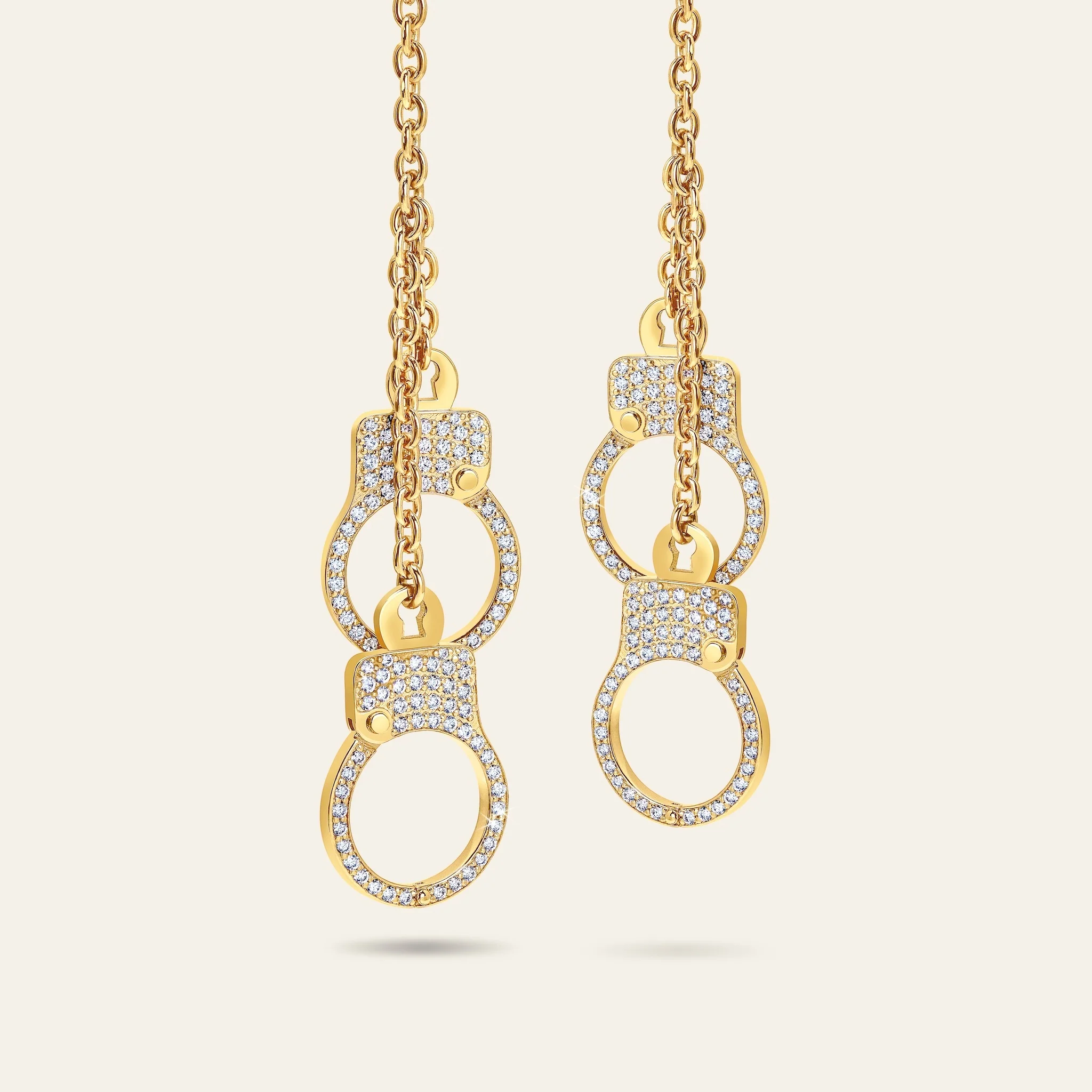 Love Lockdown Hanging Diamond Earrings - Image 3