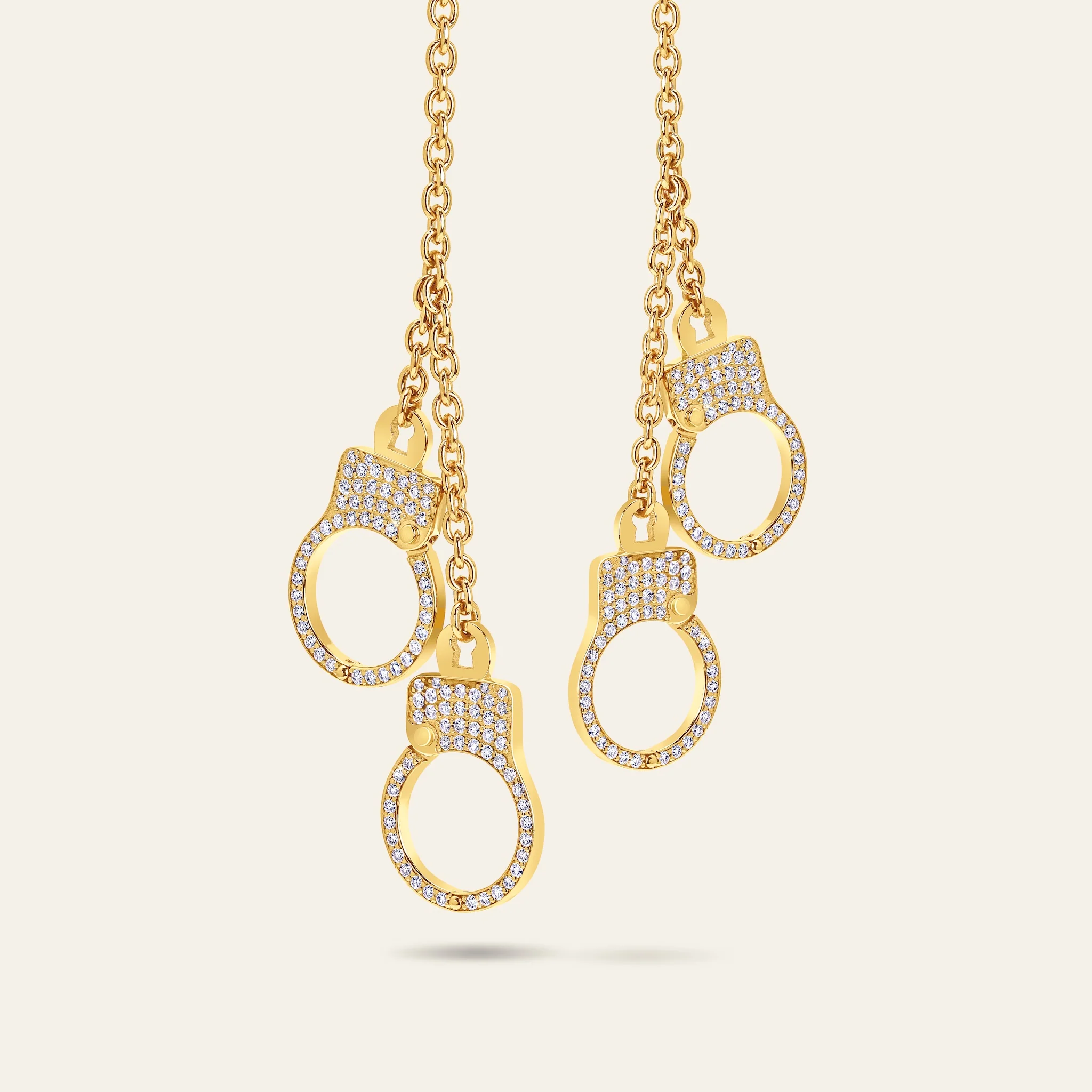 Love Lockdown Hanging Diamond Earrings - Image 4
