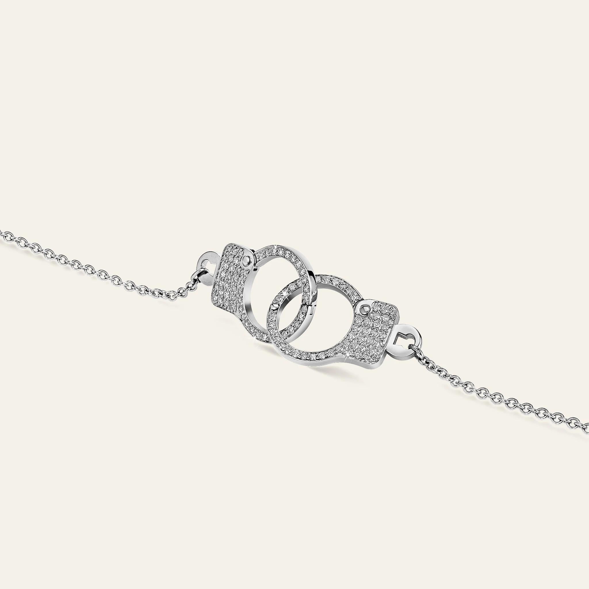 Love Lockdown Interlocking Diamond Necklace - Image 3