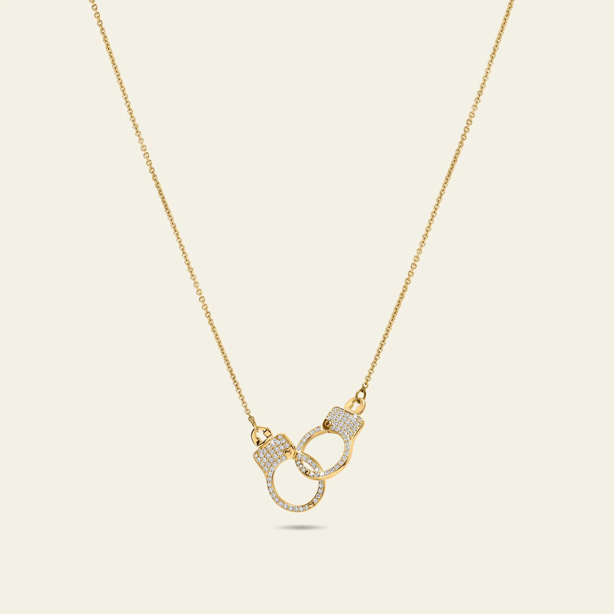 Love Lockdown Interlocking Diamond Necklace