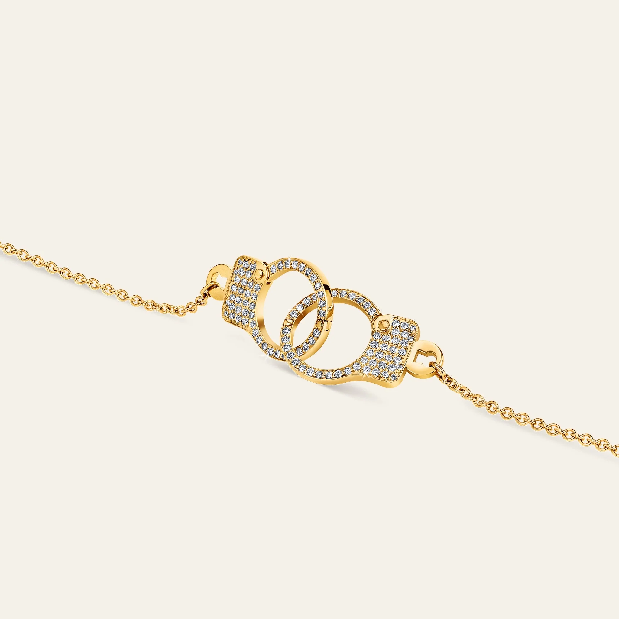Love Lockdown Interlocking Diamond Necklace - Image 3