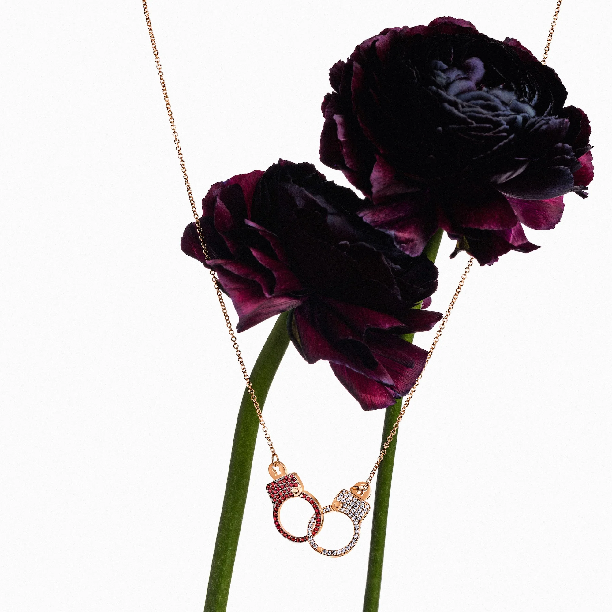 Love Lockdown Interlocking Diamond Necklace - Image 4