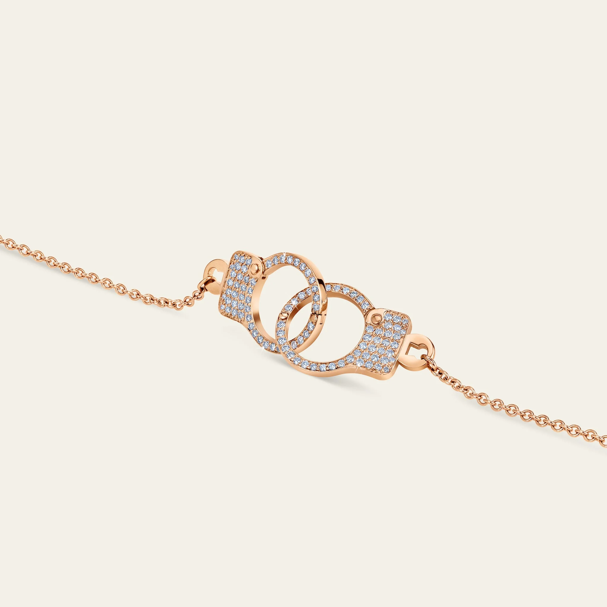 Love Lockdown Interlocking Diamond Necklace - Image 3