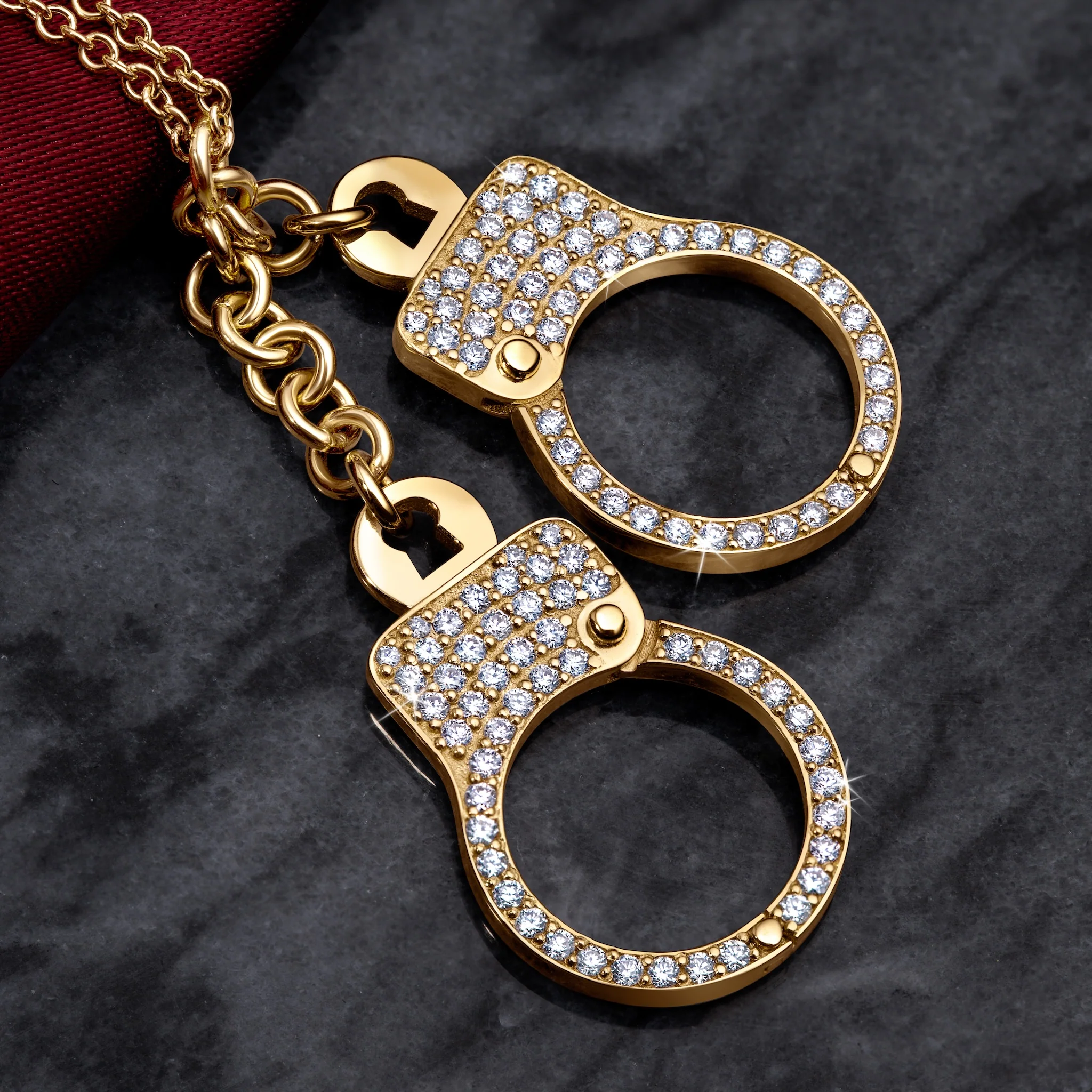 Love Lockdown Diamond Cuff Necklace - Image 3