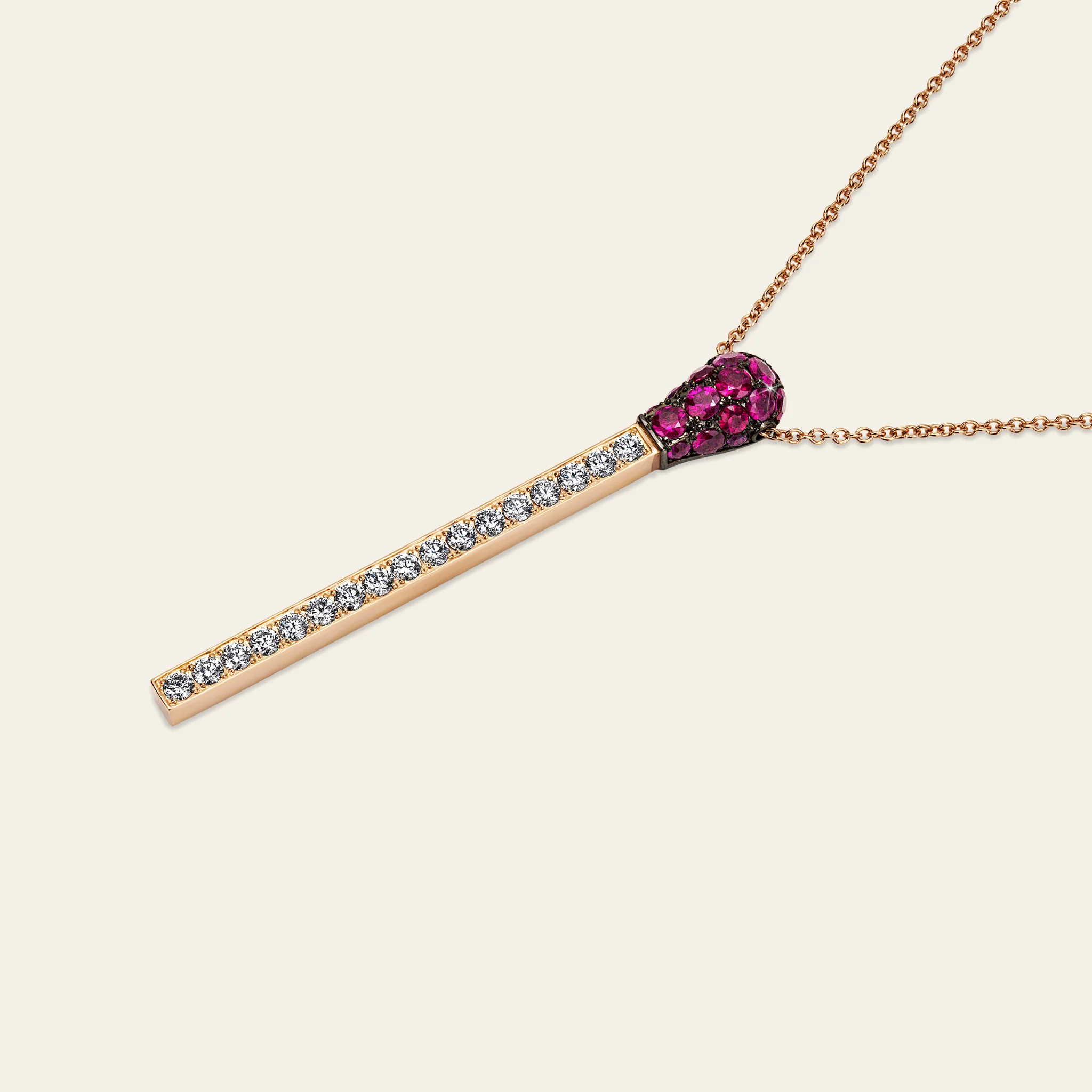 Match Ruby Diamond Necklace - Image 2