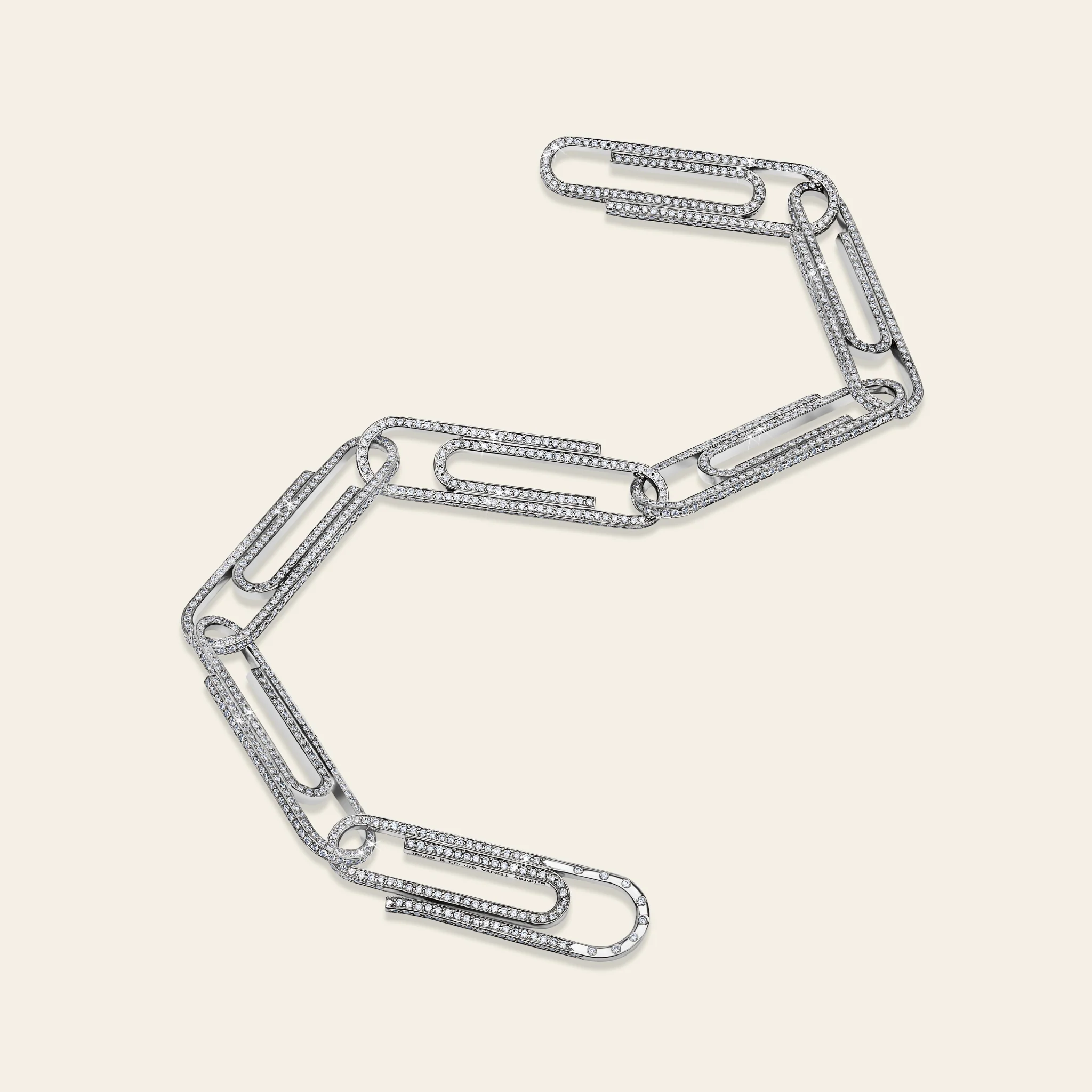 Office Supplies Diamond Bracelet - Image 2