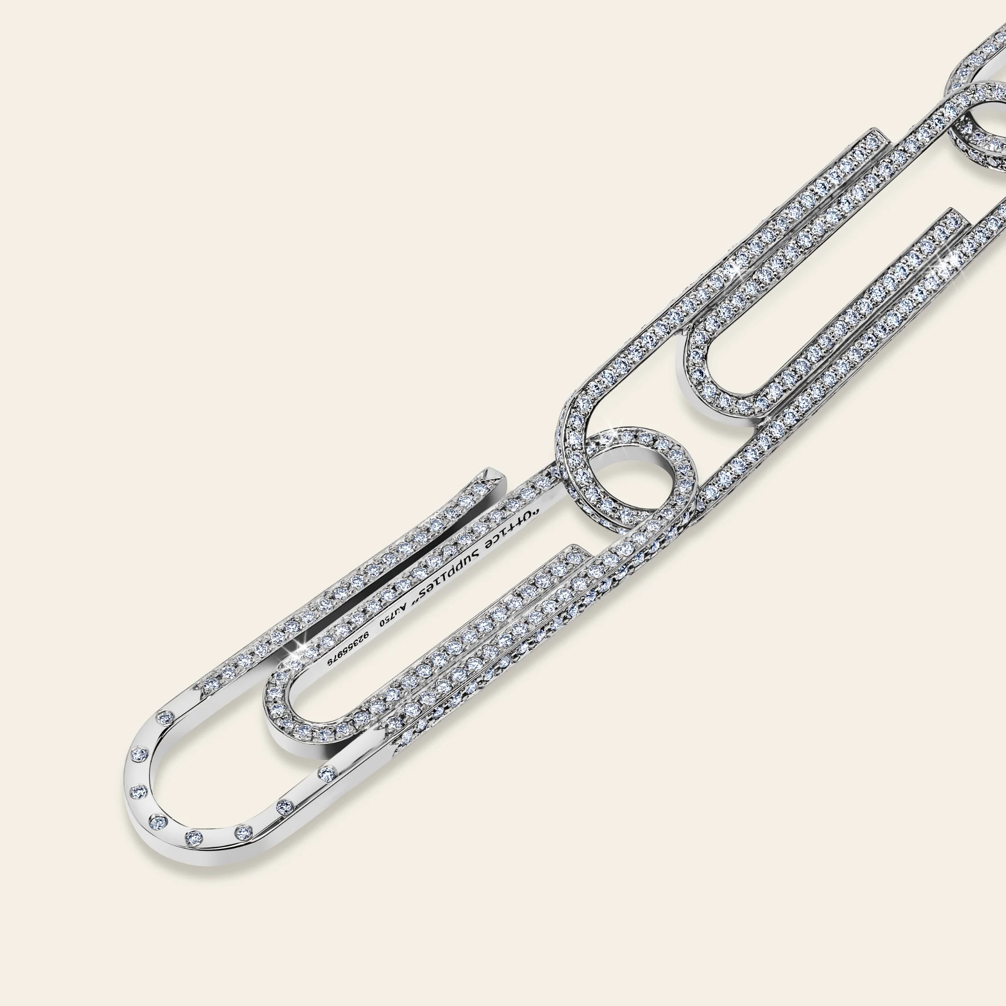 Office Supplies Diamond Bracelet - Image 3